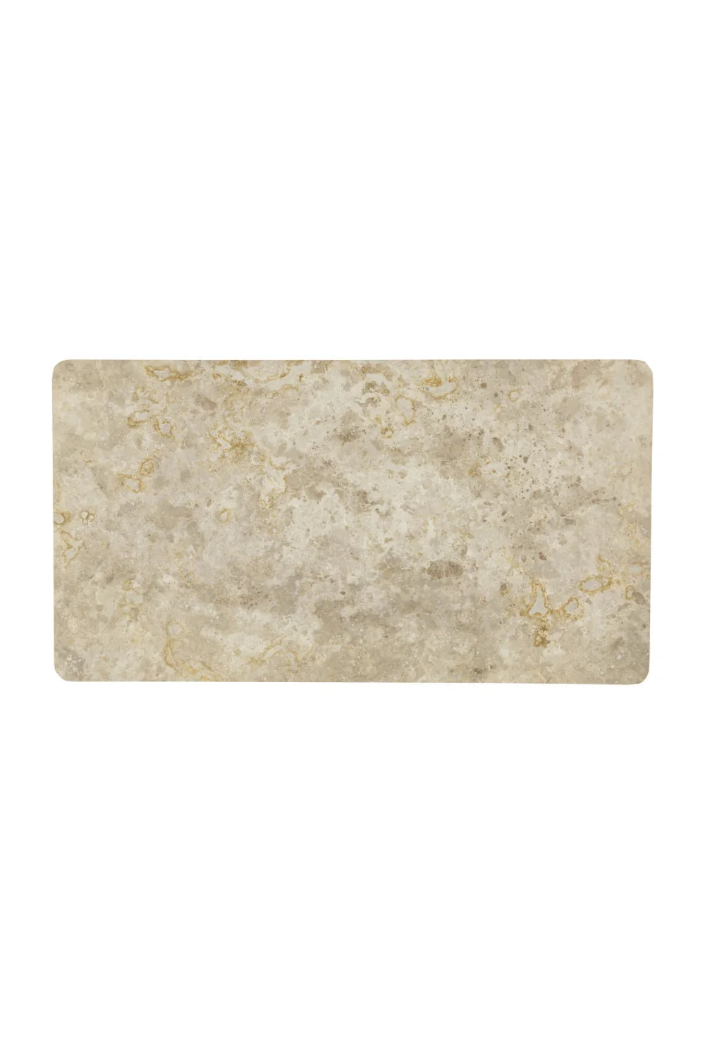 Luxury Segment Rectangular Marble Dining Table Modern Italian Style for Villa