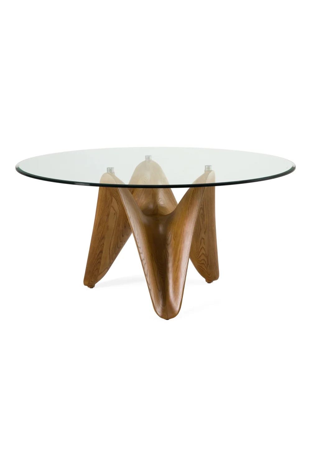 Luxury Seguin Glass Dining Table Modern Italian Style for Villa
