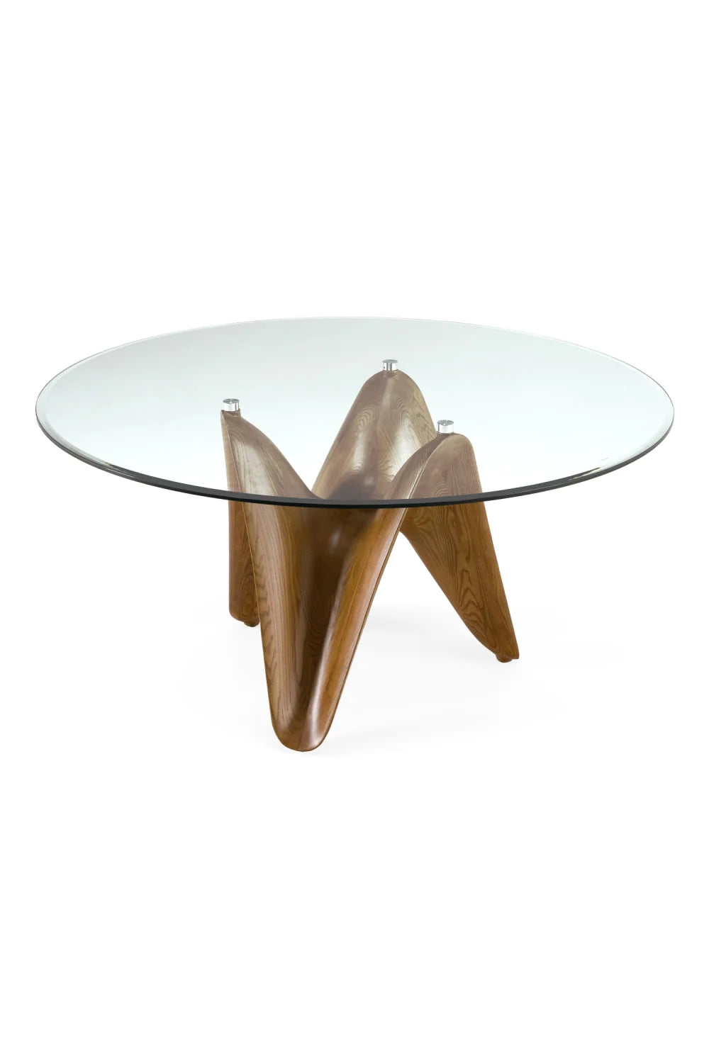 Luxury Seguin Glass Dining Table Modern Italian Style for Villa