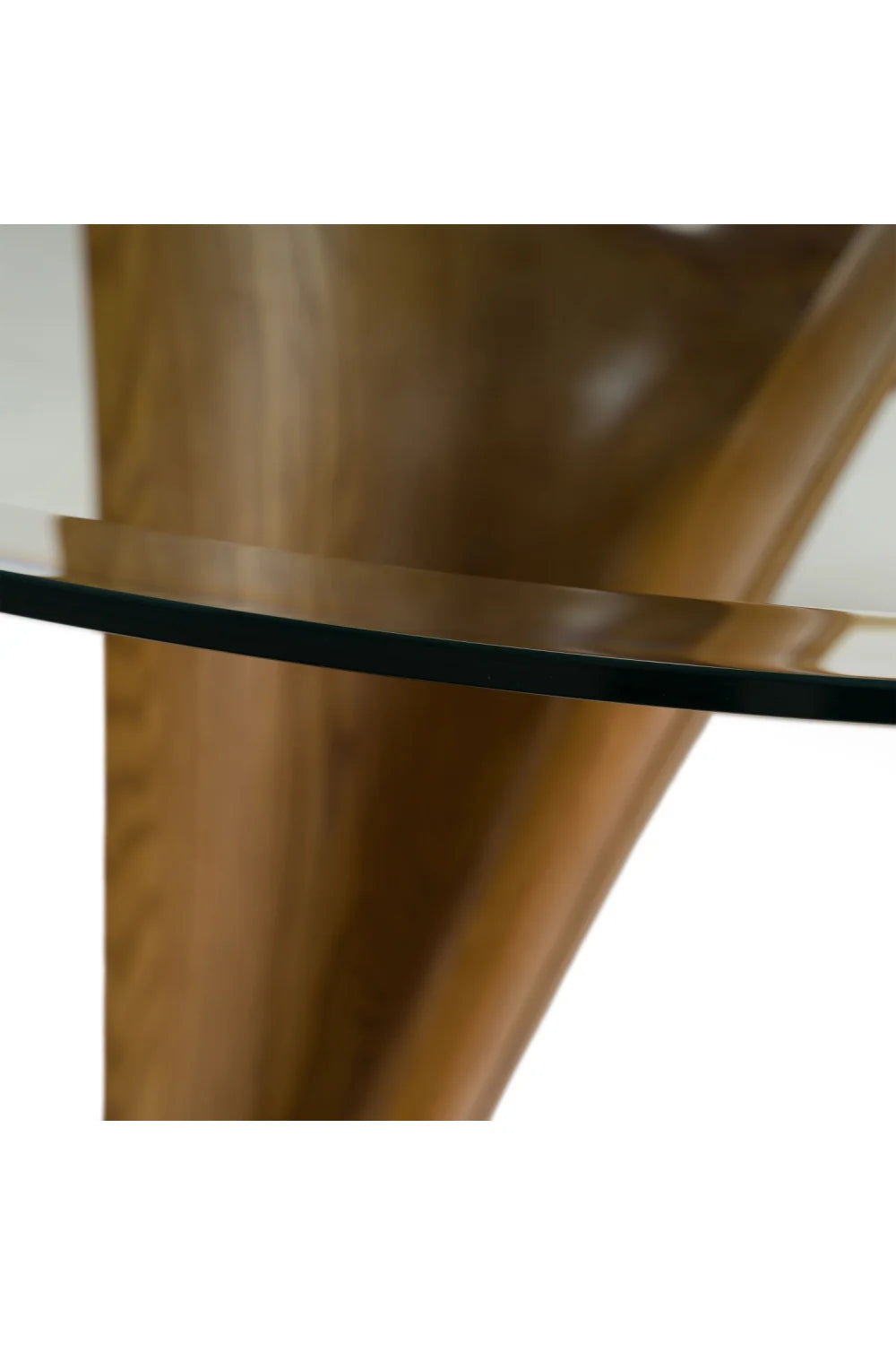 Luxury Seguin Glass Dining Table Modern Italian Style for Villa