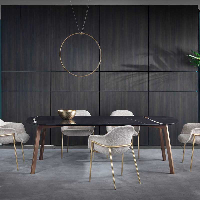 Luxury Self Dining Table Modern Italian Style for Villa