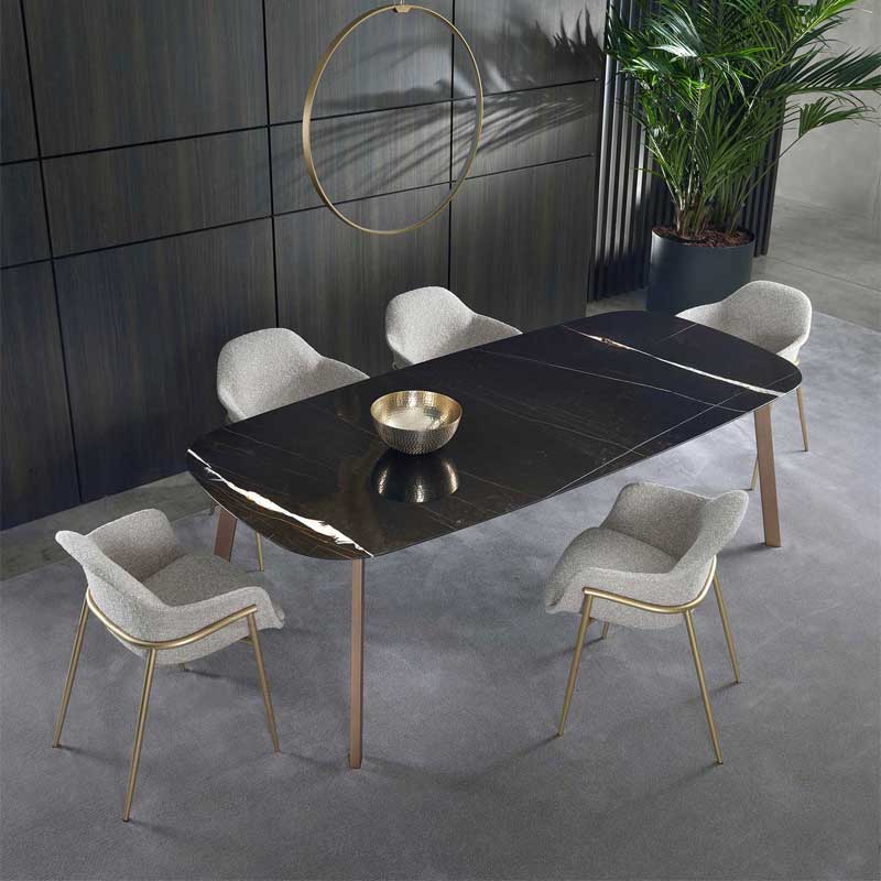 Luxury Self Dining Table Modern Italian Style for Villa