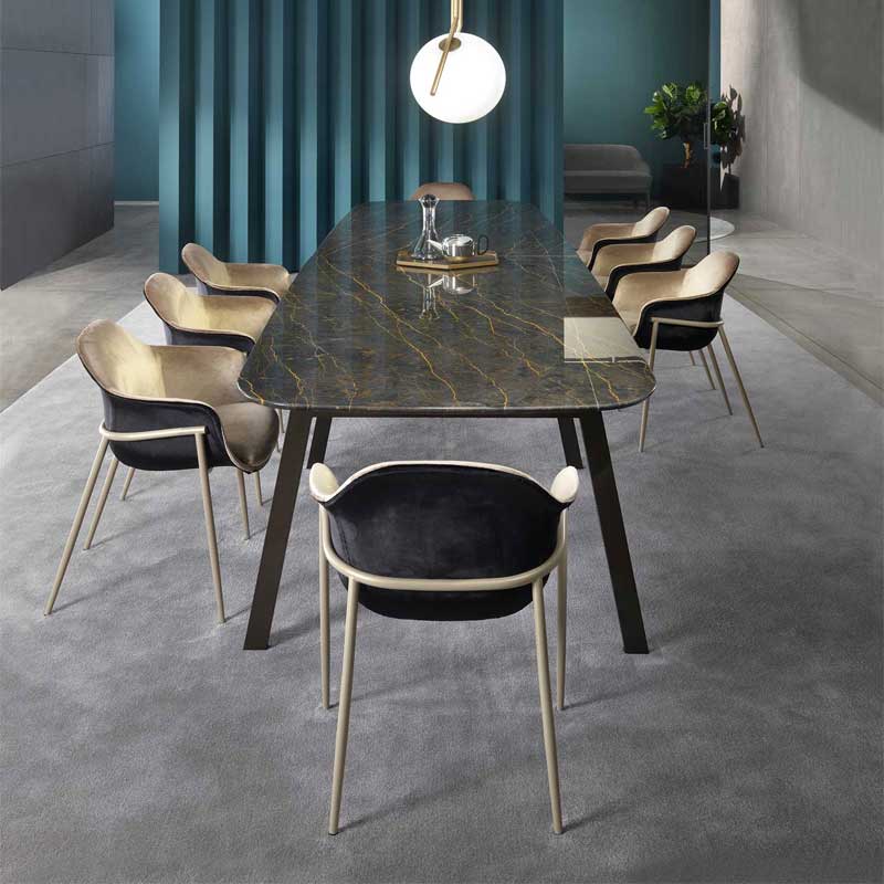 Luxury Self Dining Table Modern Italian Style for Villa