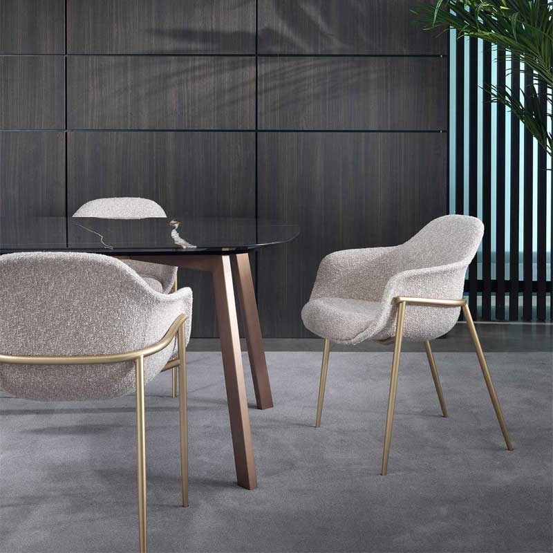 Luxury Self Dining Table Modern Italian Style for Villa