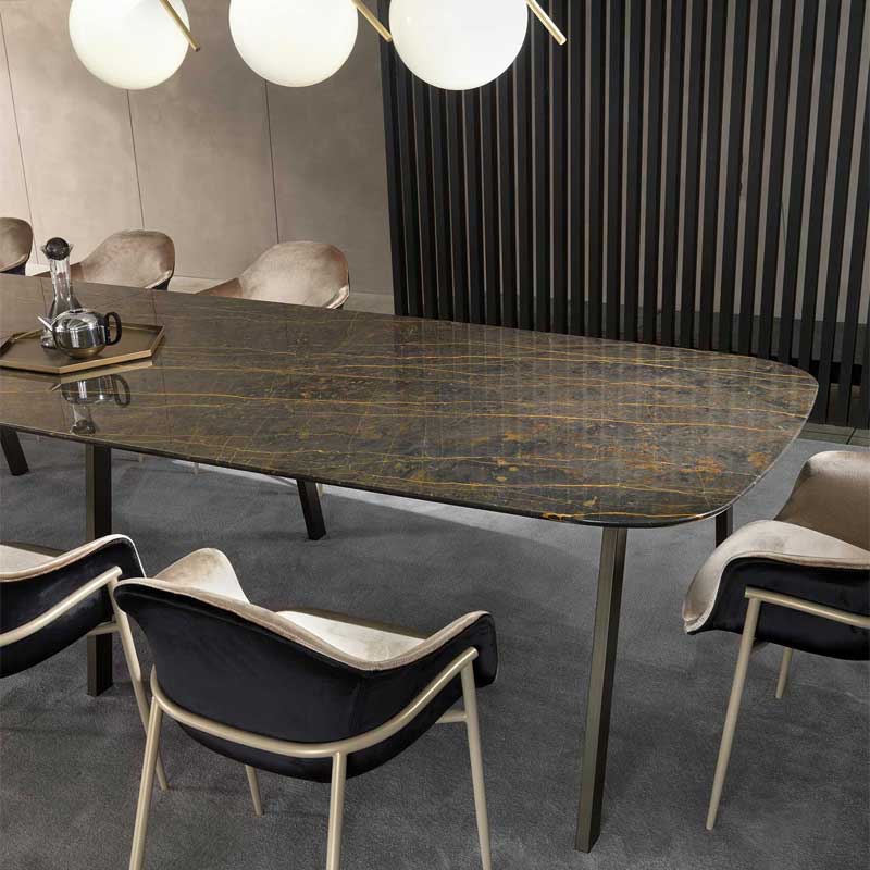 Luxury Self Dining Table Modern Italian Style for Villa