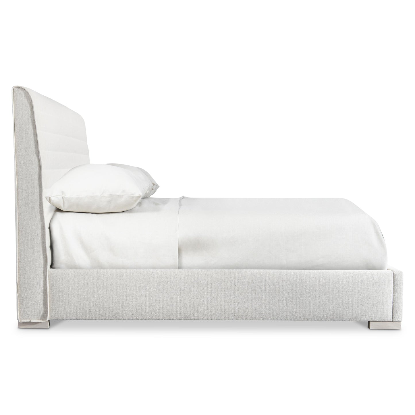 Luxury Sereno Fabric Panel Bed Modern Italian Style for Villa