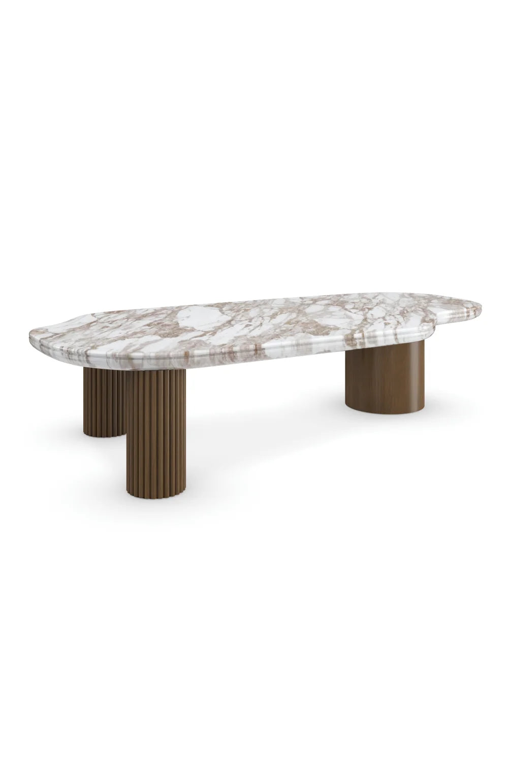 Luxury Seychelles Organic Stone Coffee Table Modern Italian Style for Villa