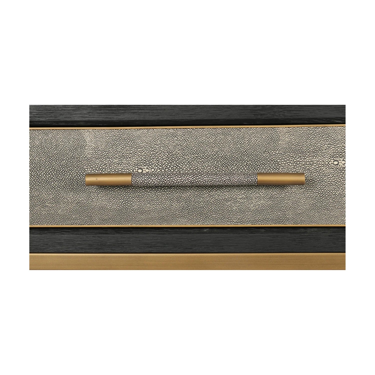 Luxury Shagreen Gray Oak Console Table Modern Italian Style for Villa