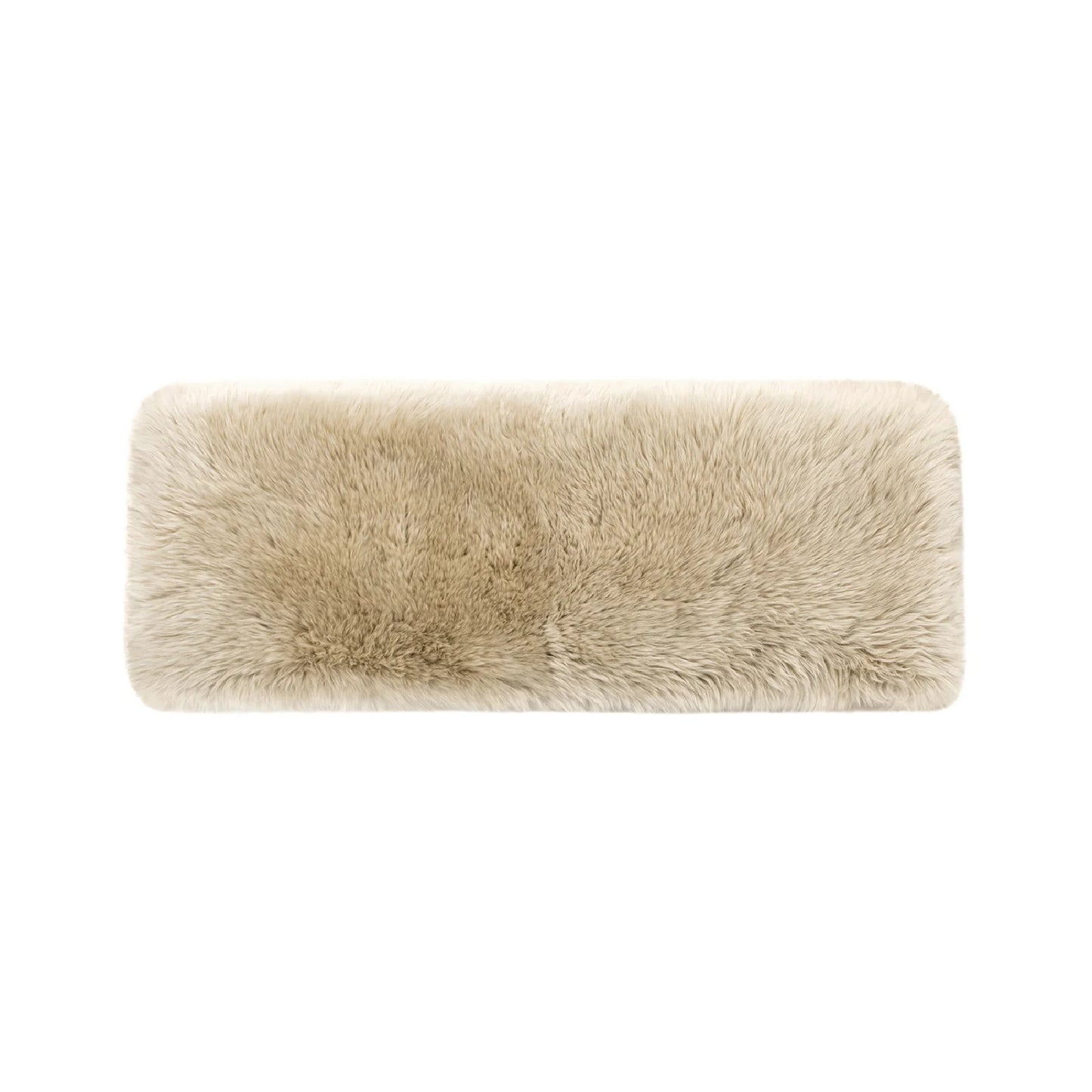 Luxury Sheepskin Bench European Style for Villa