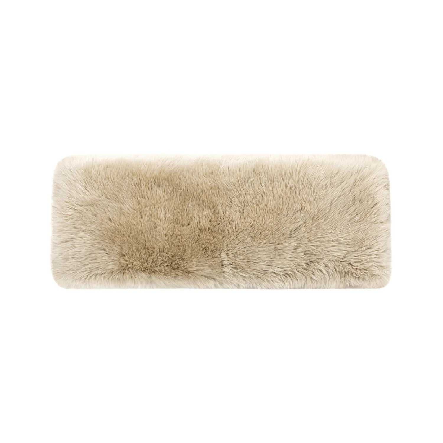 Luxury Sheepskin Bench European Style for Villa