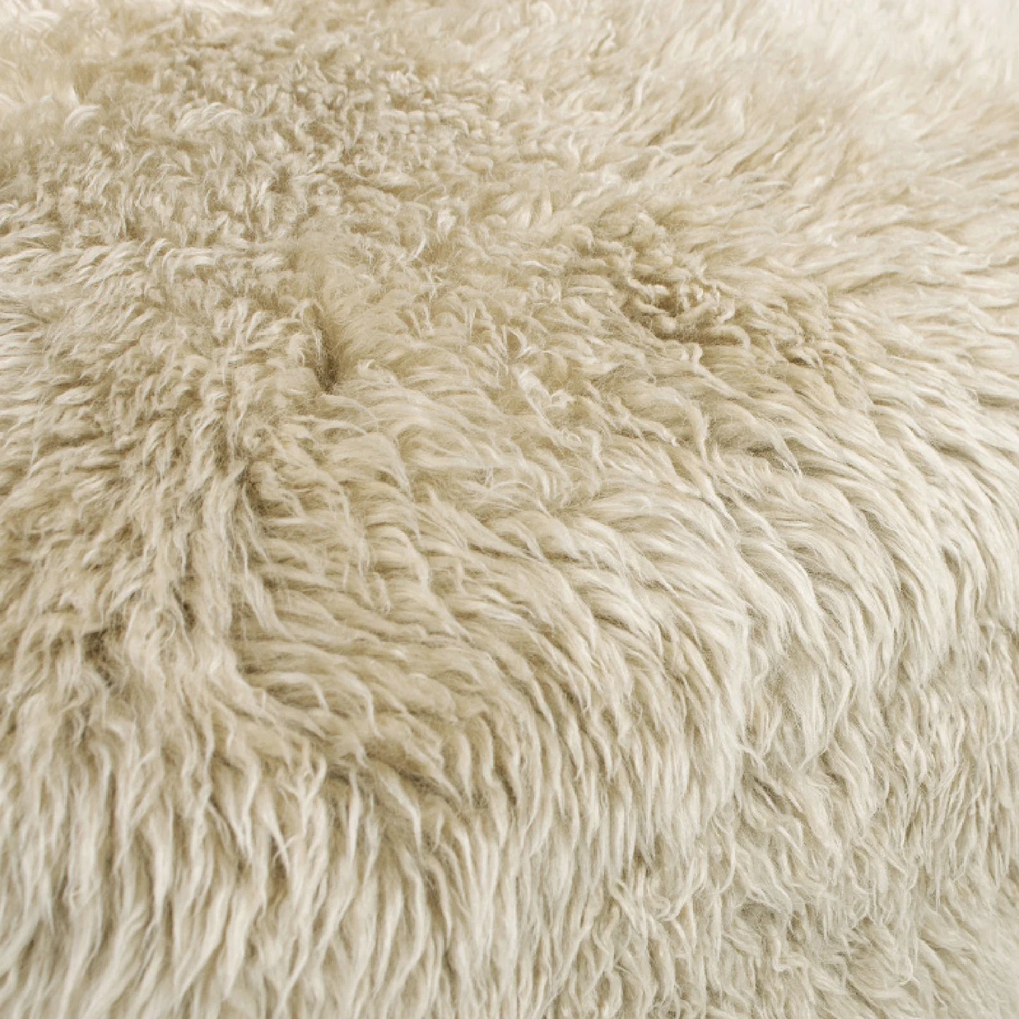 Luxury Sheepskin Oak Lounge Chair European Style for Villa