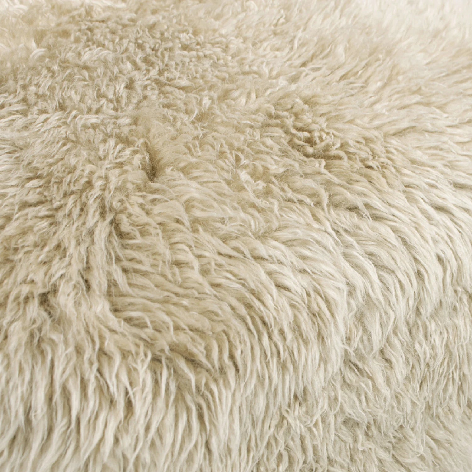 Luxury Sheepskin Oak Lounge Chair European Style for Villa