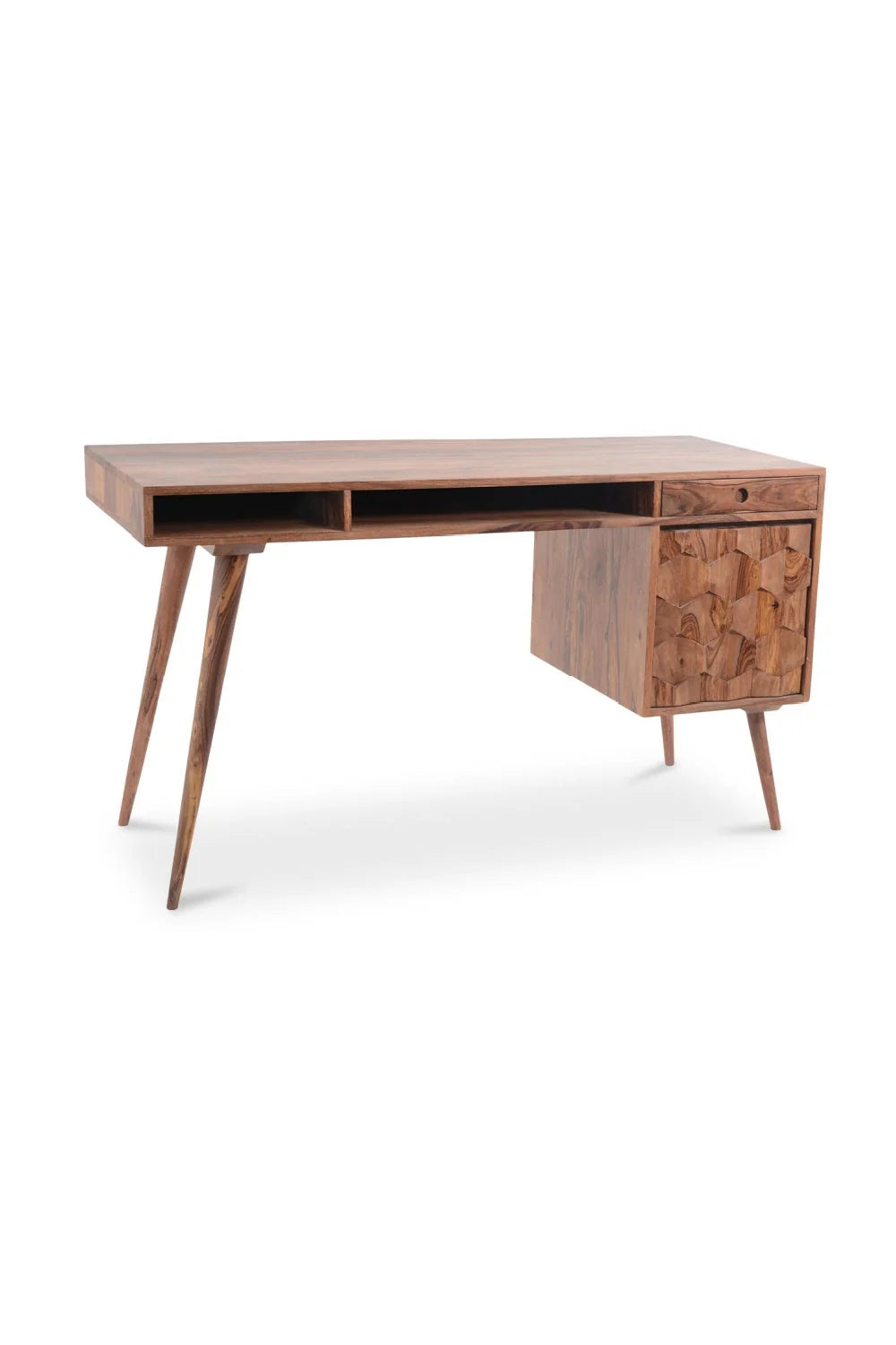 Luxury Sheesham Wooden Modern Desk European Style for Villa
