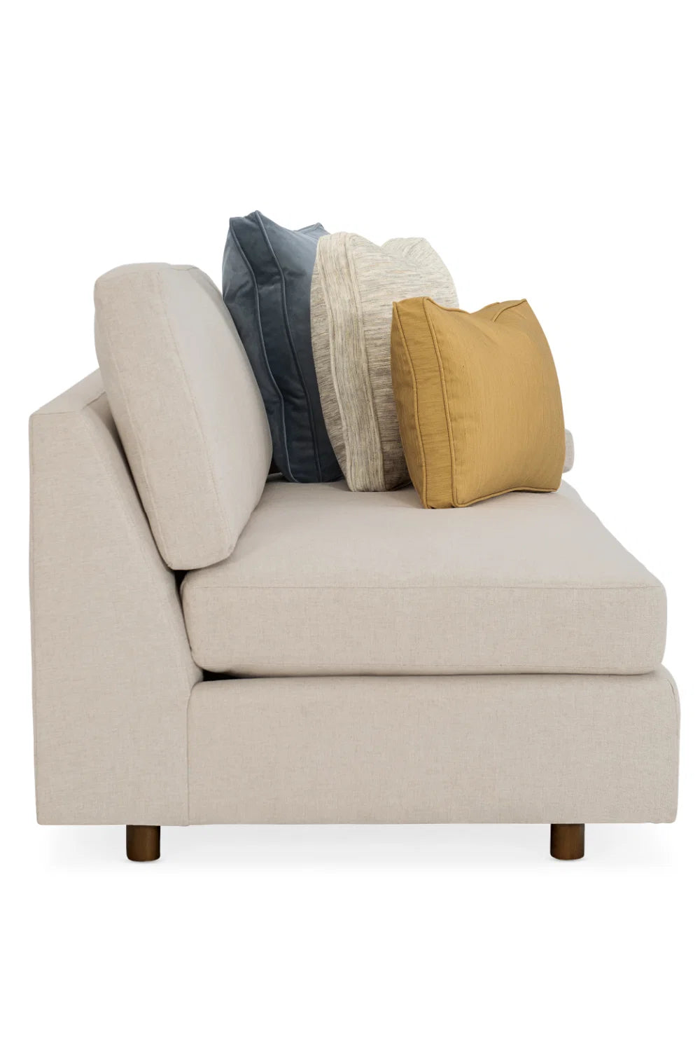 Luxury Shelf-Ish Fabric Sectional Sofa Modern Italian Style for Villa