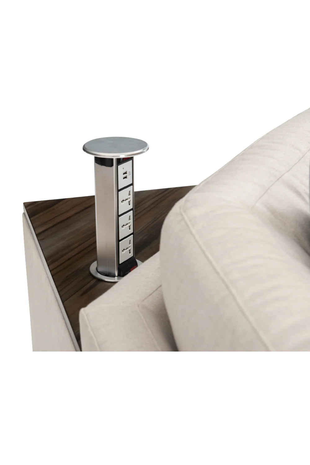 Luxury Shelf-Ish Fabric Sectional Sofa Modern Italian Style for Villa