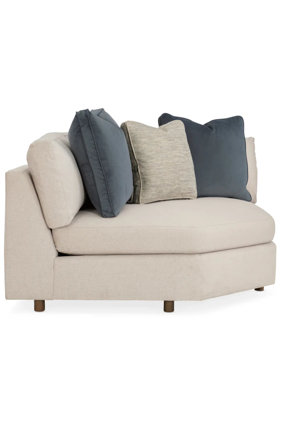 Luxury Shelf-Ish Fabric Sectional Sofa Modern Italian Style for Villa