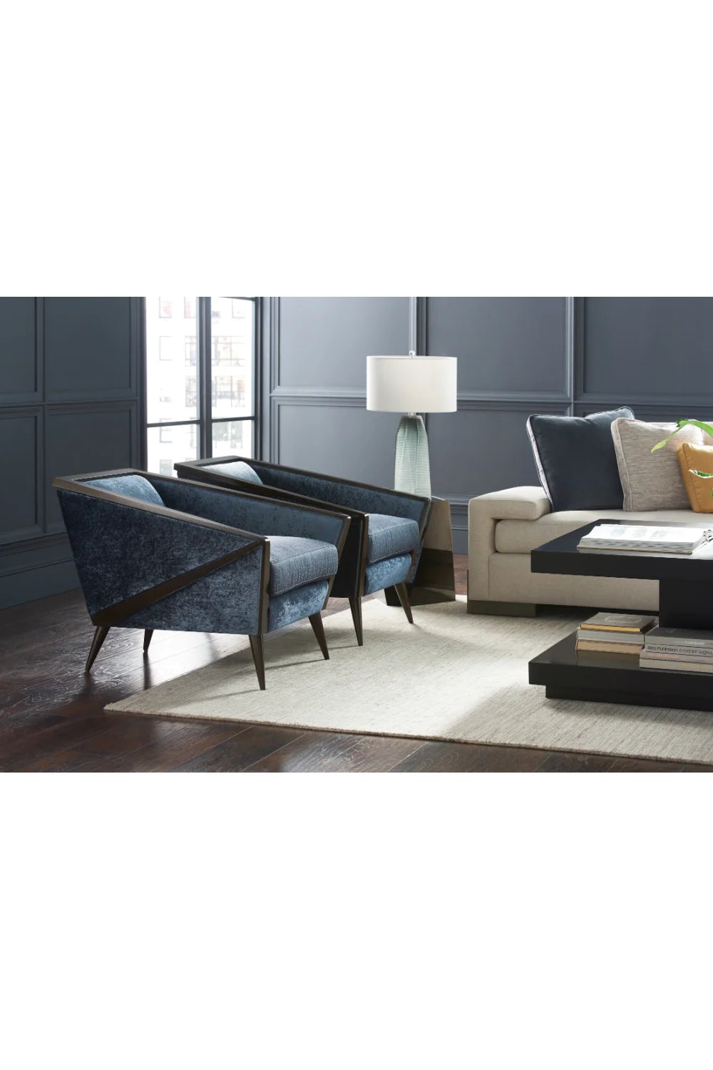Luxury Shelf-Ish Fabric Sectional Sofa Modern Italian Style for Villa