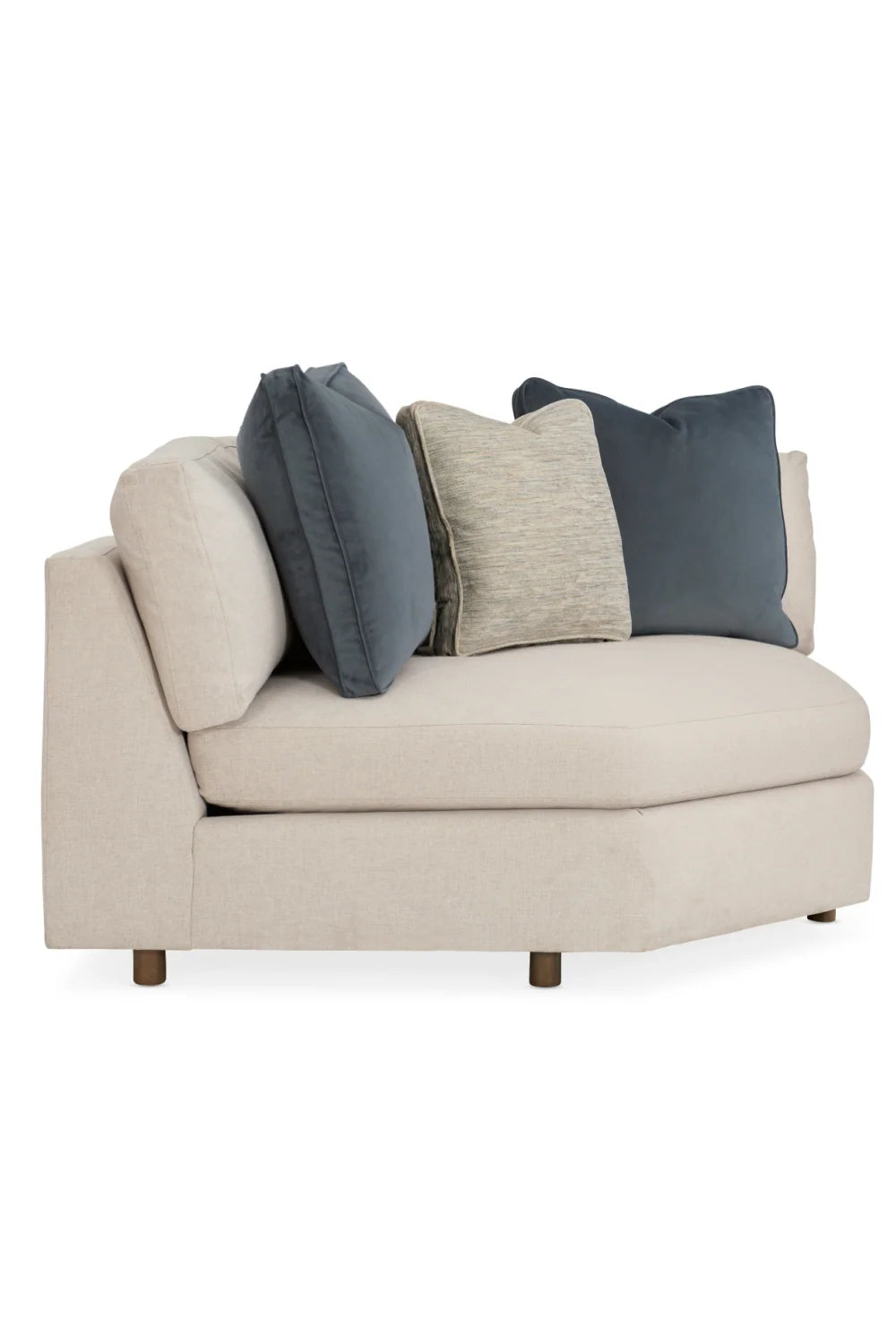 Luxury Shelf-Ish Fabric Sectional Sofa Modern Italian Style for Villa