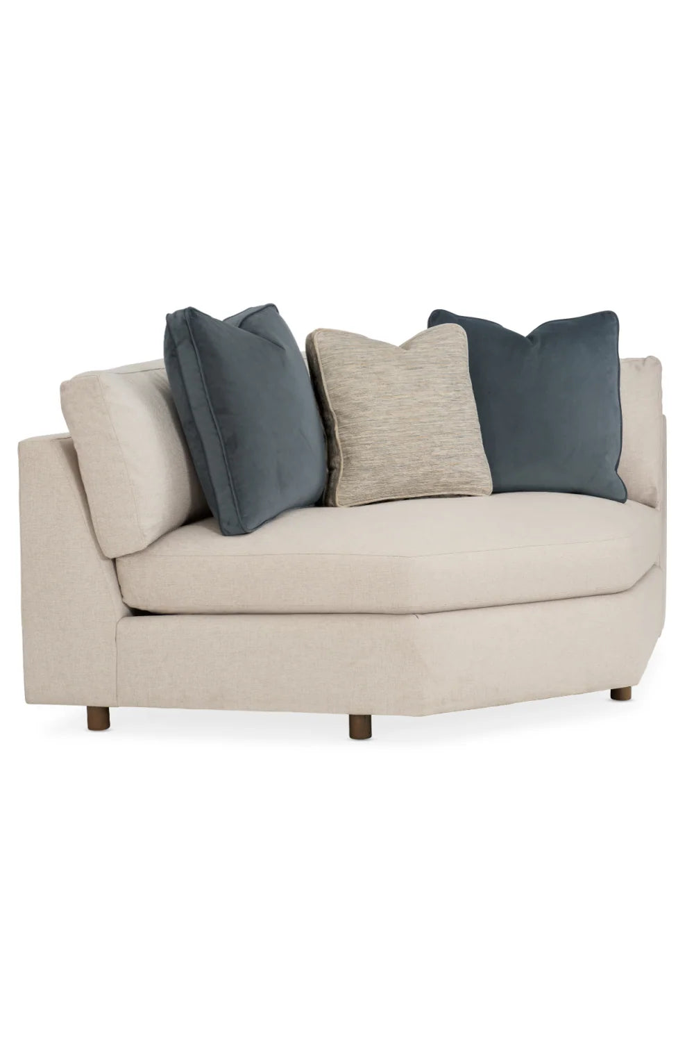 Luxury Shelf-Ish Fabric Sectional Sofa Modern Italian Style for Villa