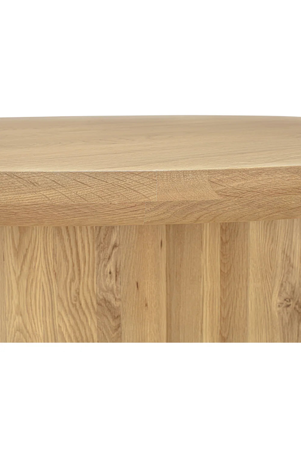 Luxury Sidney Oak Dining Table Modern Italian Style for Villa