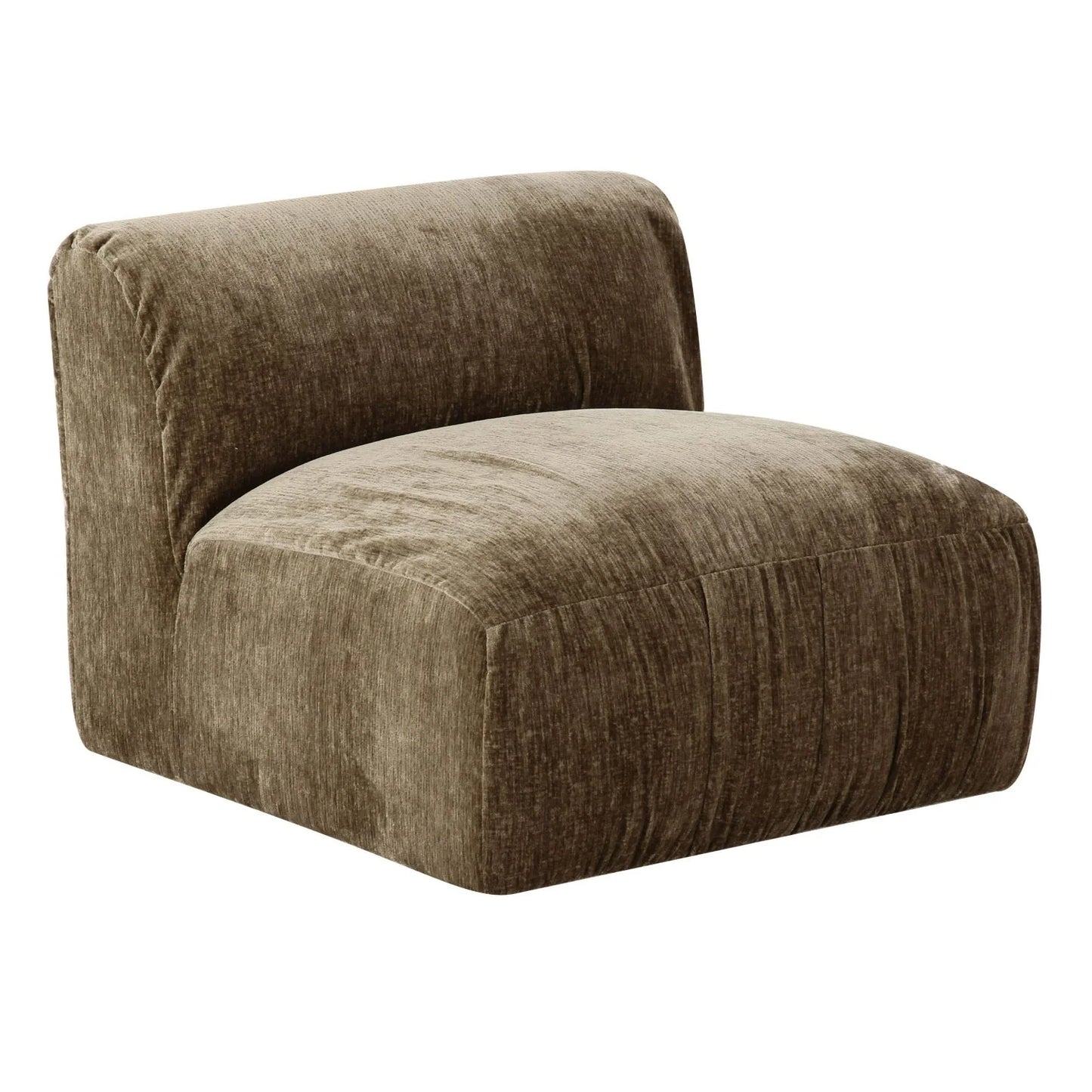 Luxury Siegal Tan Fabric Sofa Modern Italian Style for Villa