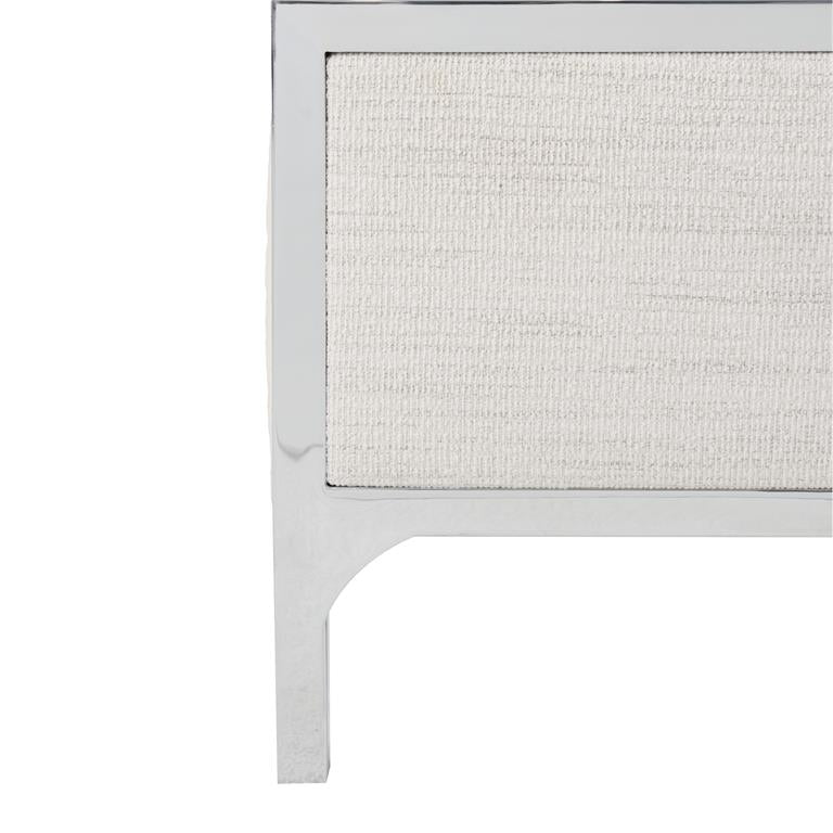 Luxury Silhouette Fabric Panel Bed Modern Italian Style for Villa