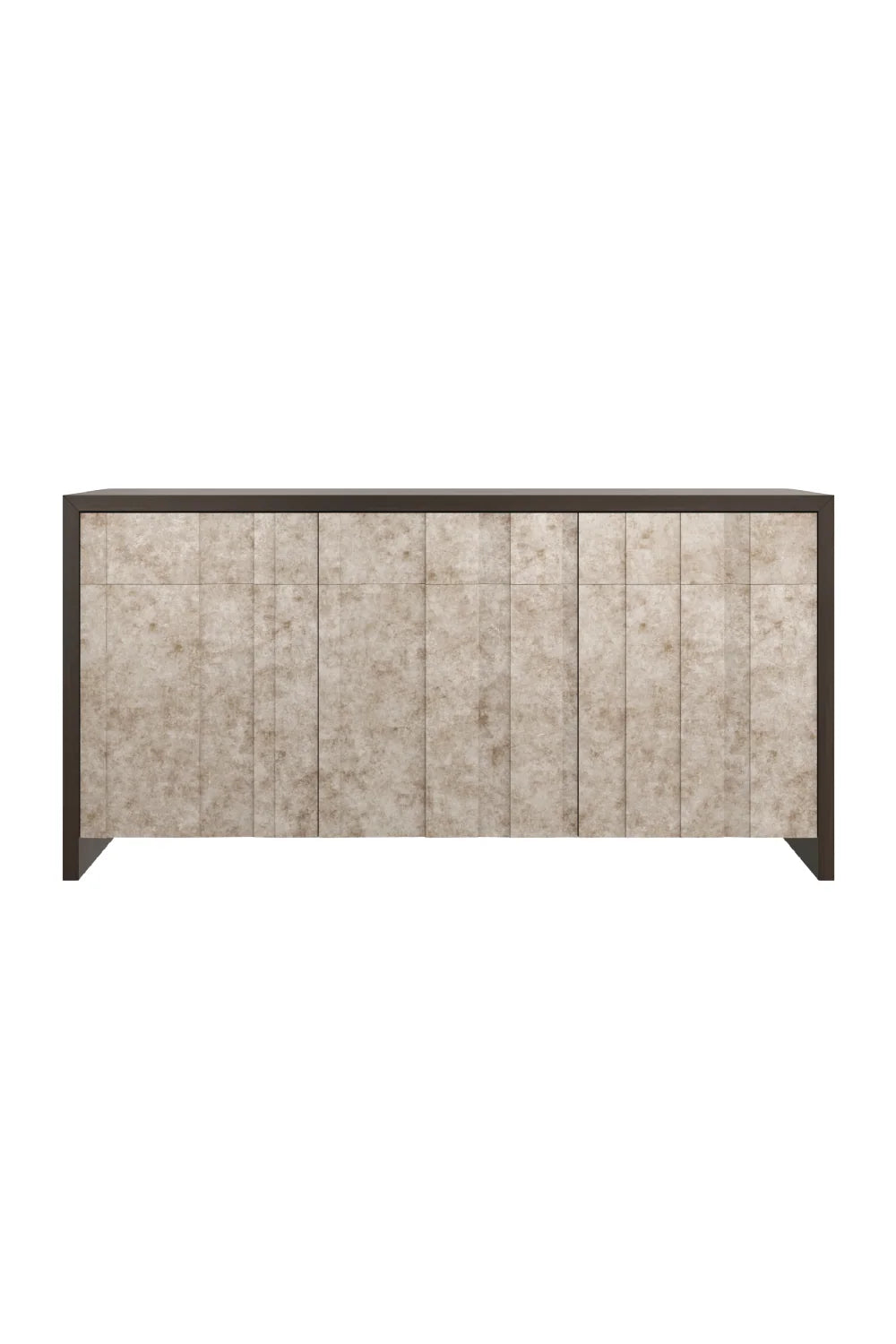 Luxury Silver Leaf Sideboard European Style for Villa