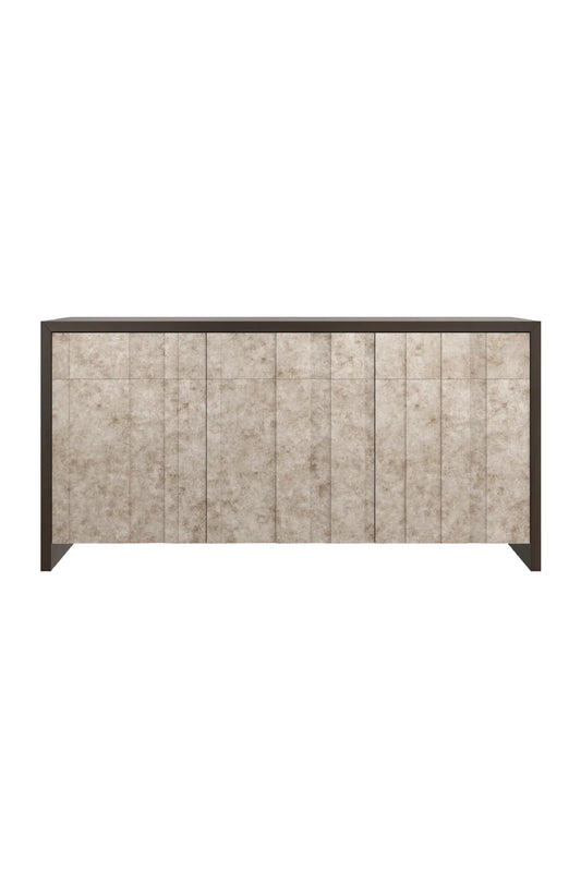 Luxury Silver Leaf Sideboard European Style for Villa