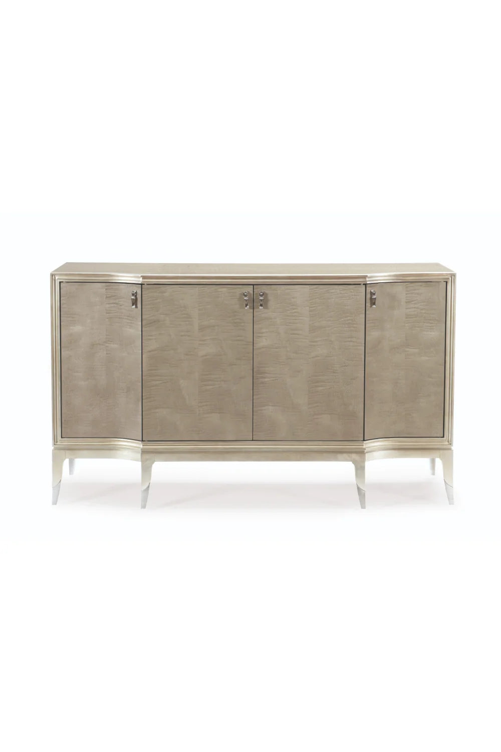 Luxury Silver Leaf Sideboard European Style for Villa