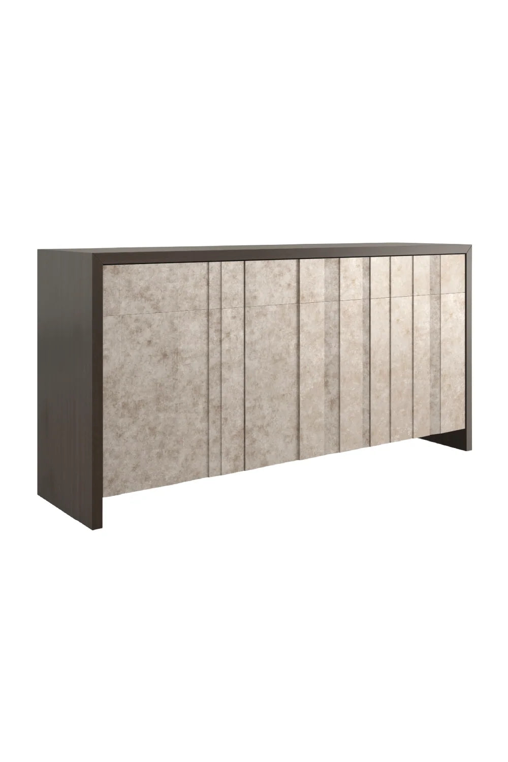 Luxury Silver Leaf Sideboard European Style for Villa