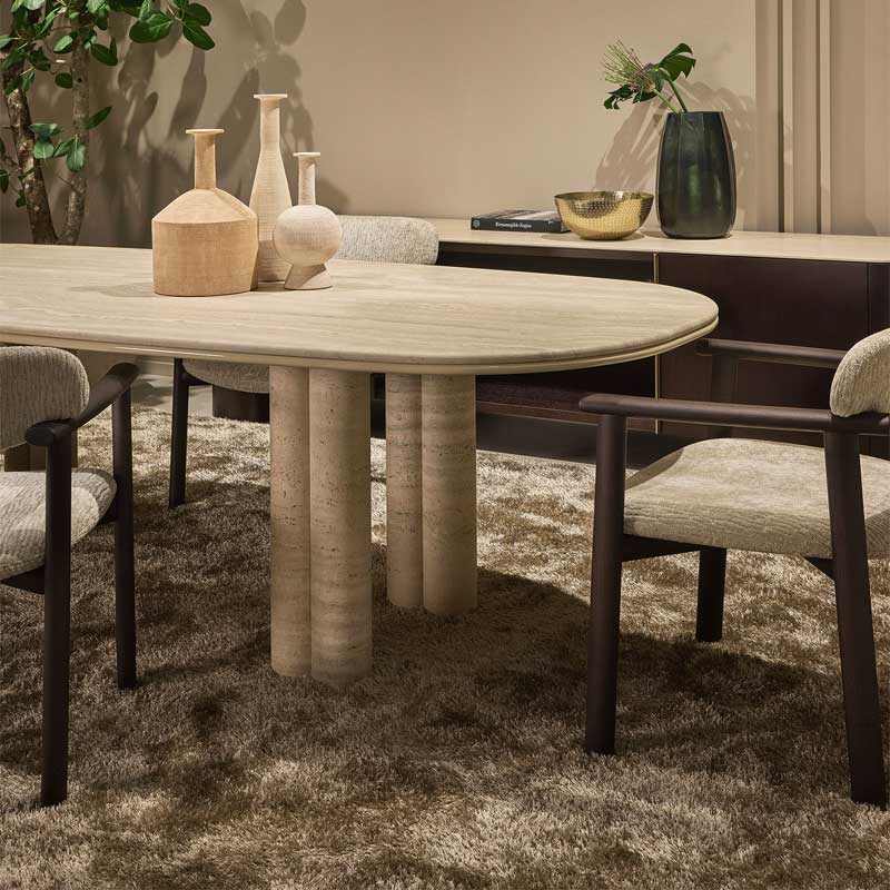 Luxury Simmy Dining Table Modern Italian Style for Villa