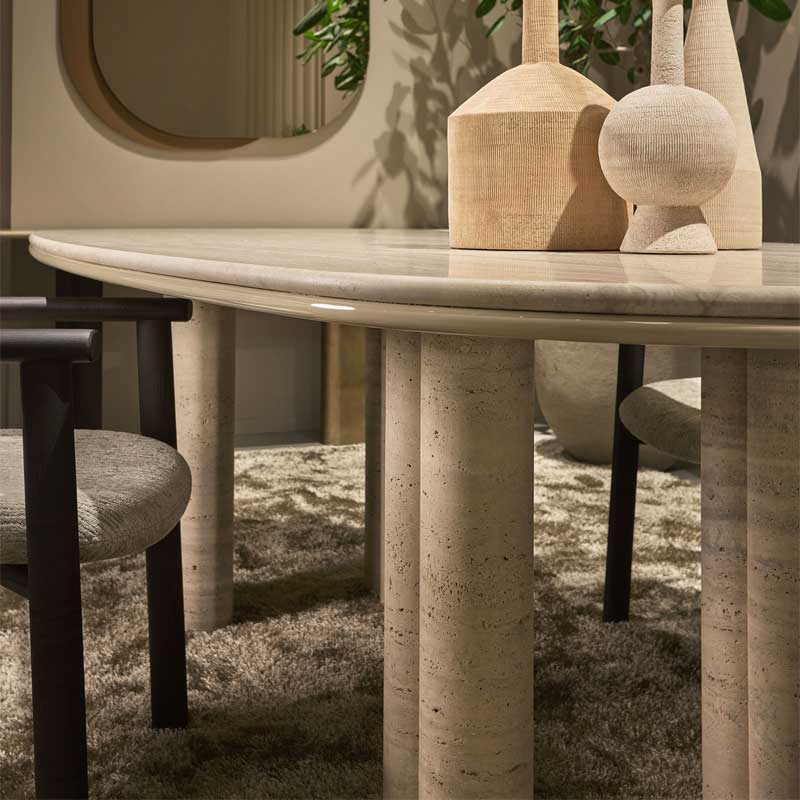 Luxury Simmy Dining Table Modern Italian Style for Villa