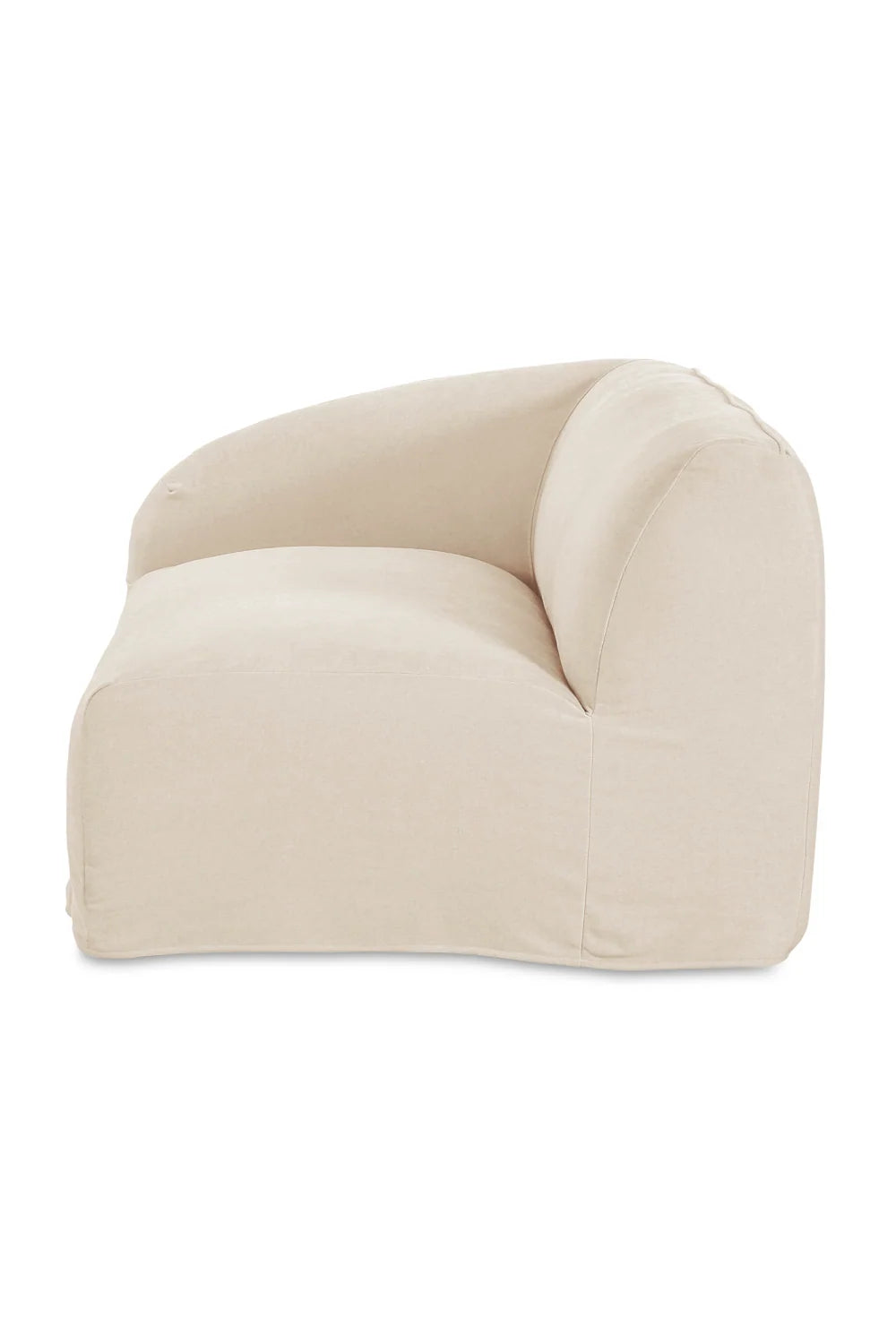 Luxury Single Armed Modular Sofa Modern Italian Style for Villa