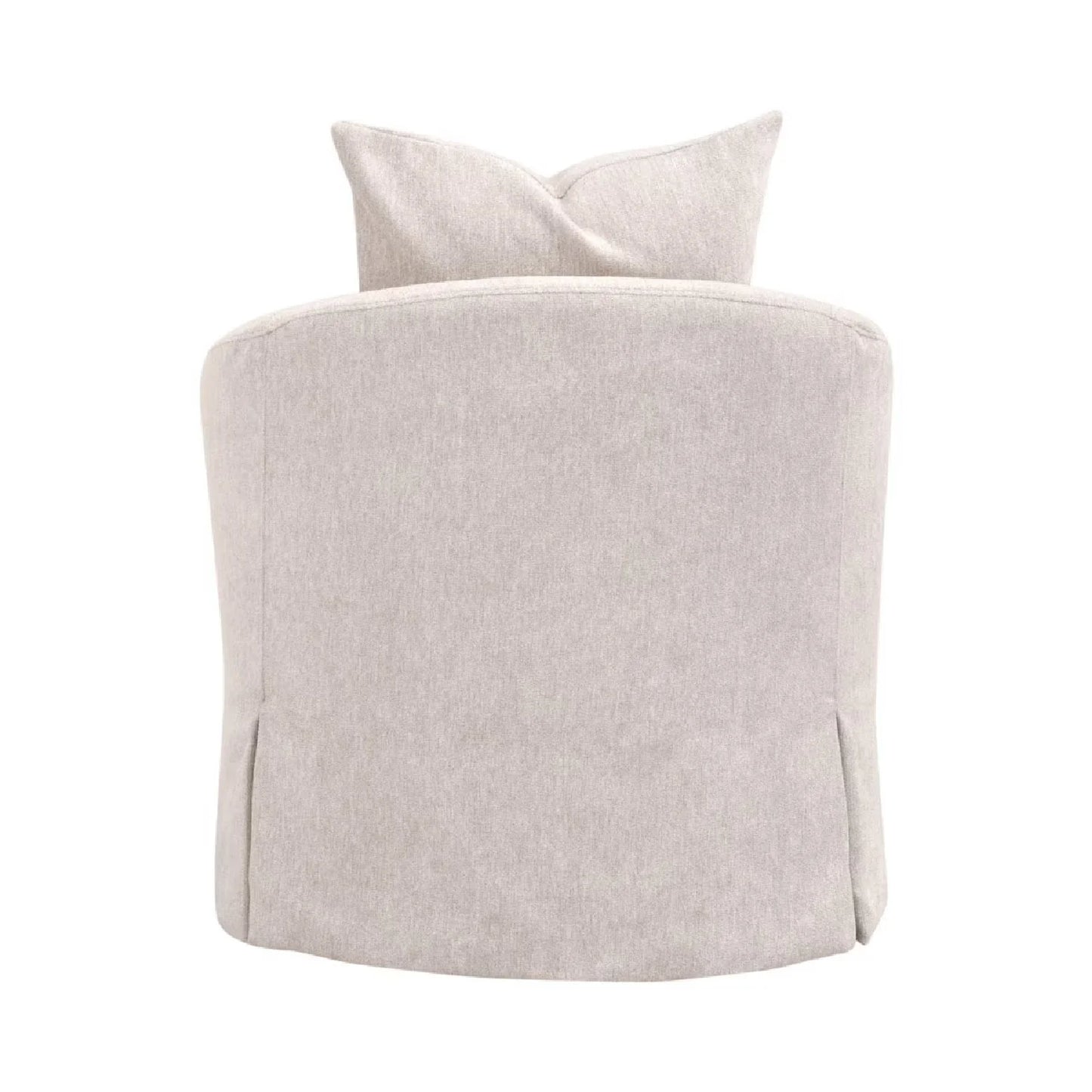 Luxury Skirted Swivel Club Chair Modern Italian Style for Villa