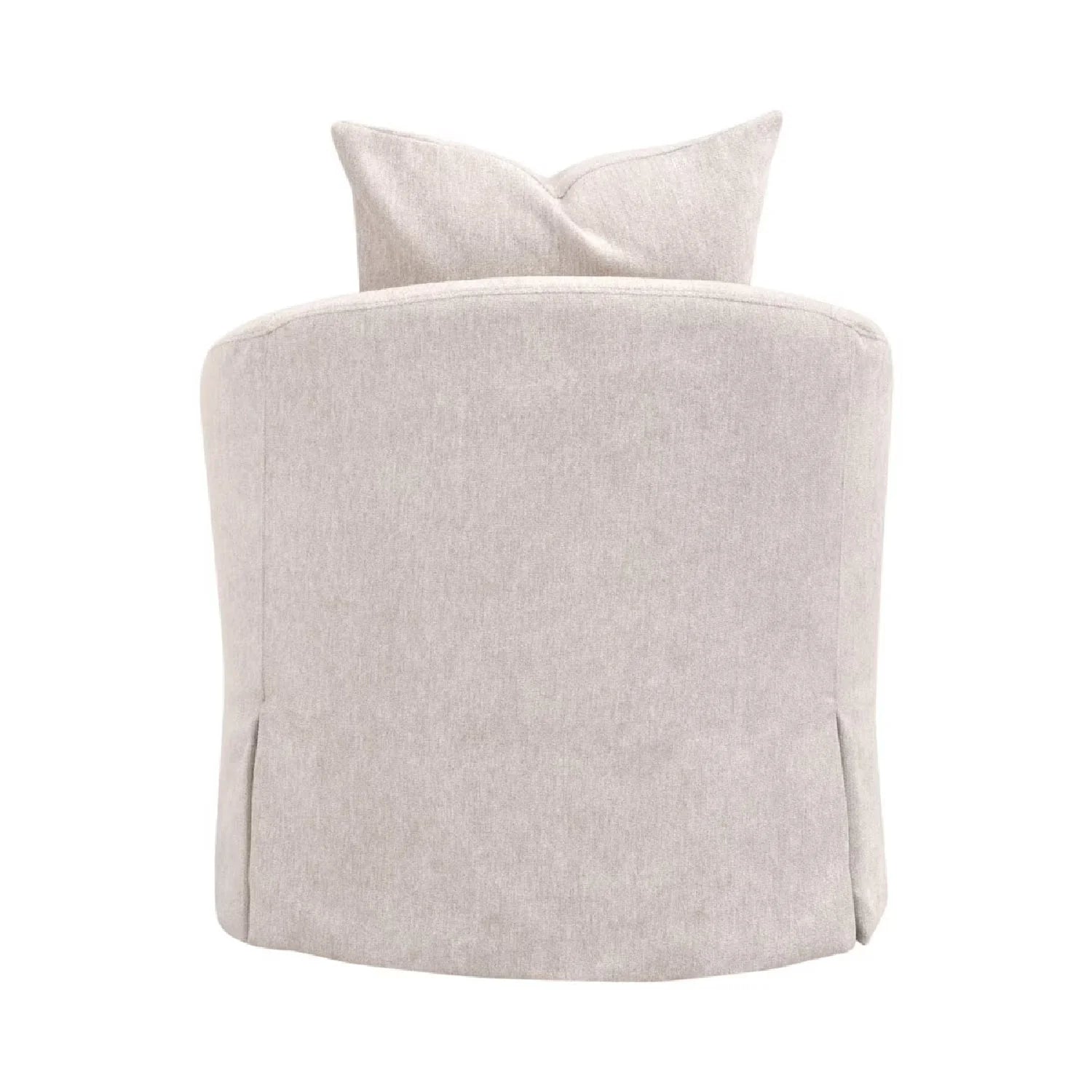 Luxury Skirted Swivel Club Chair Modern Italian Style for Villa