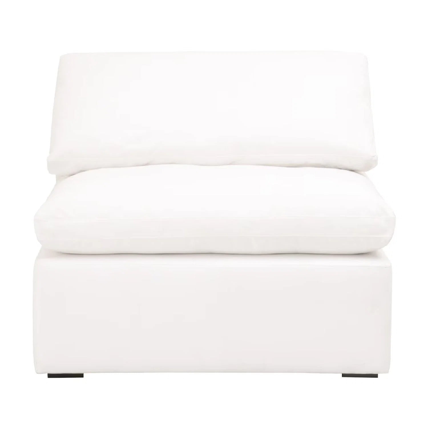 Luxury Sky Fabric Modular Sofa Chair Modern Italian Style for Villa