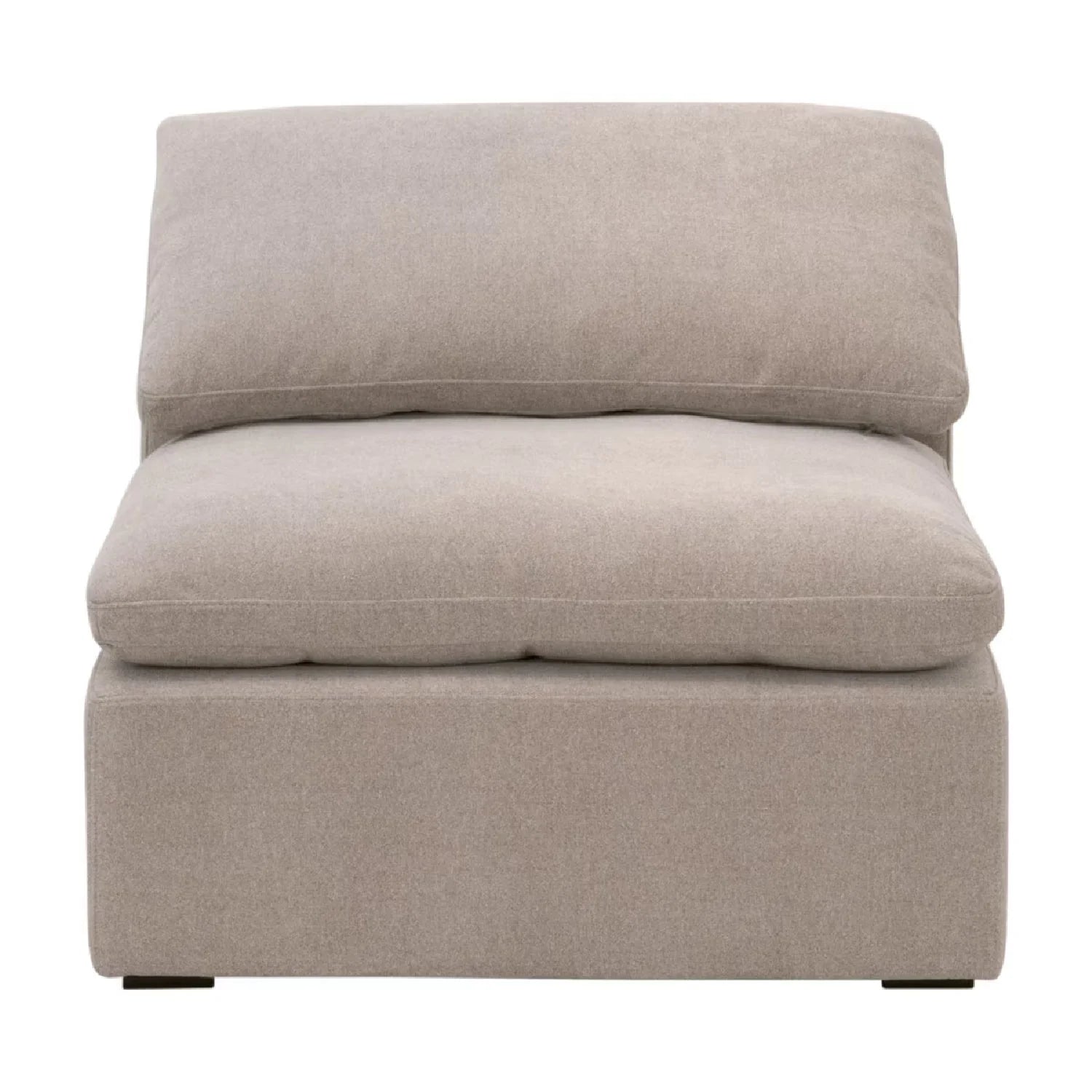 Luxury Sky Fabric Modular Sofa Chair Modern Italian Style for Villa