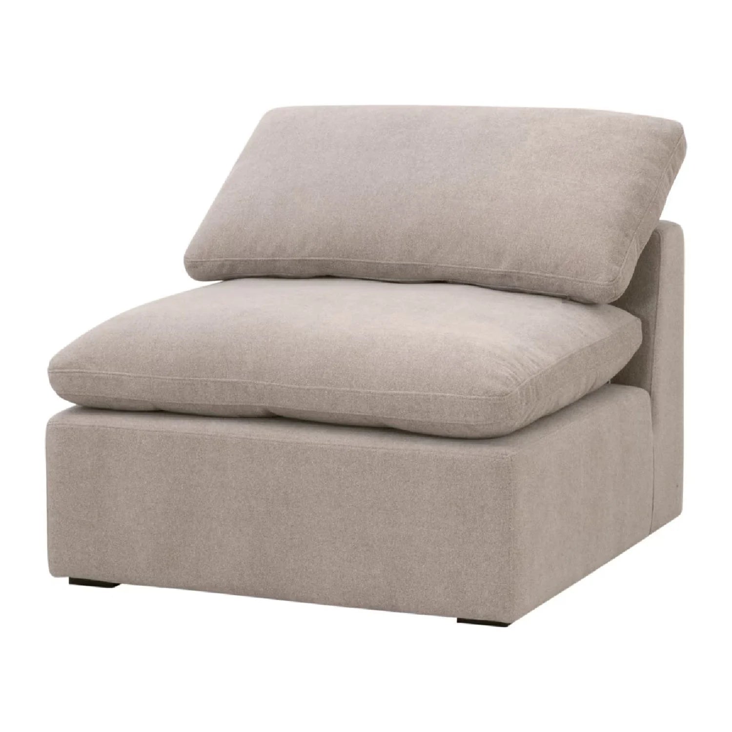 Luxury Sky Fabric Modular Sofa Chair Modern Italian Style for Villa