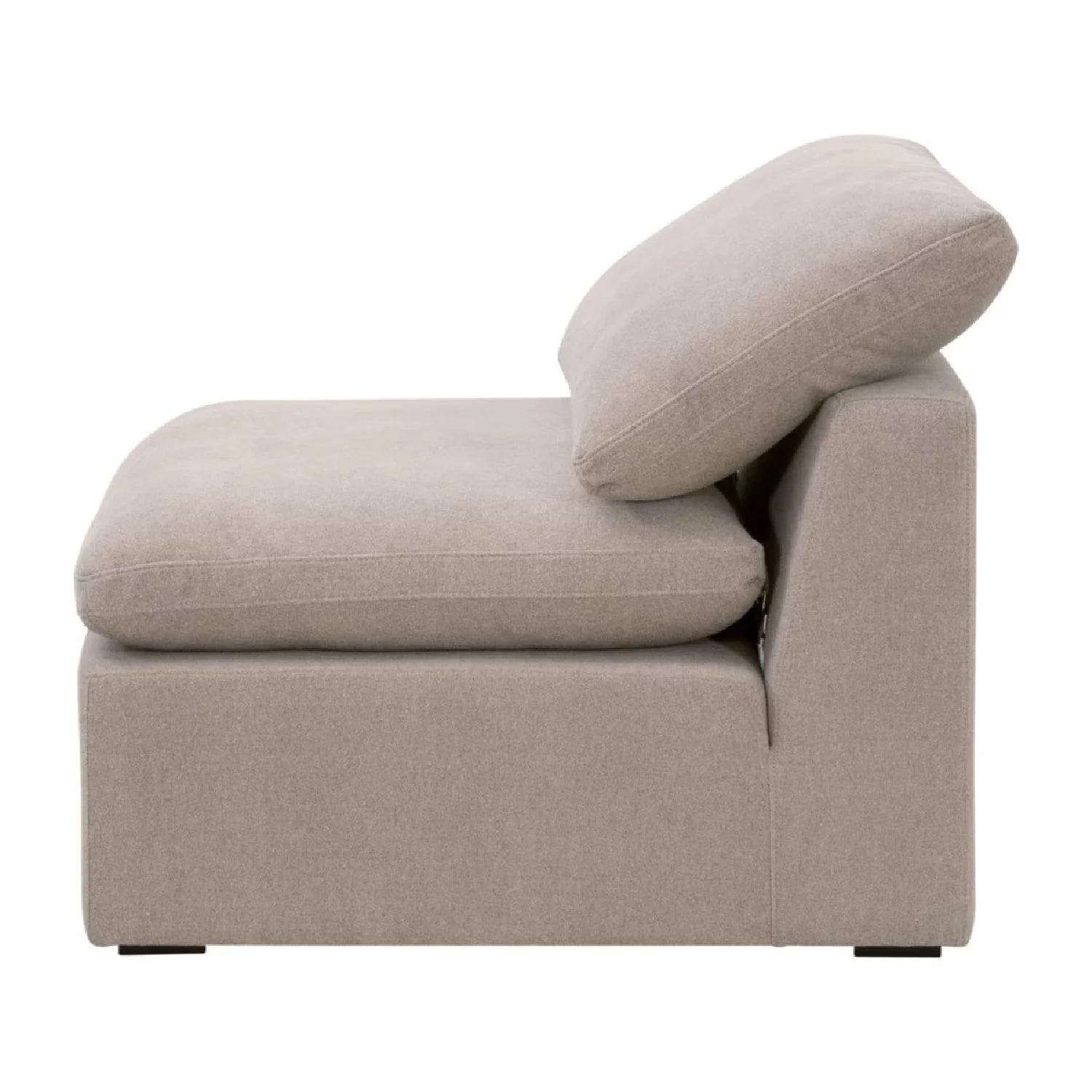 Luxury Sky Fabric Modular Sofa Chair Modern Italian Style for Villa
