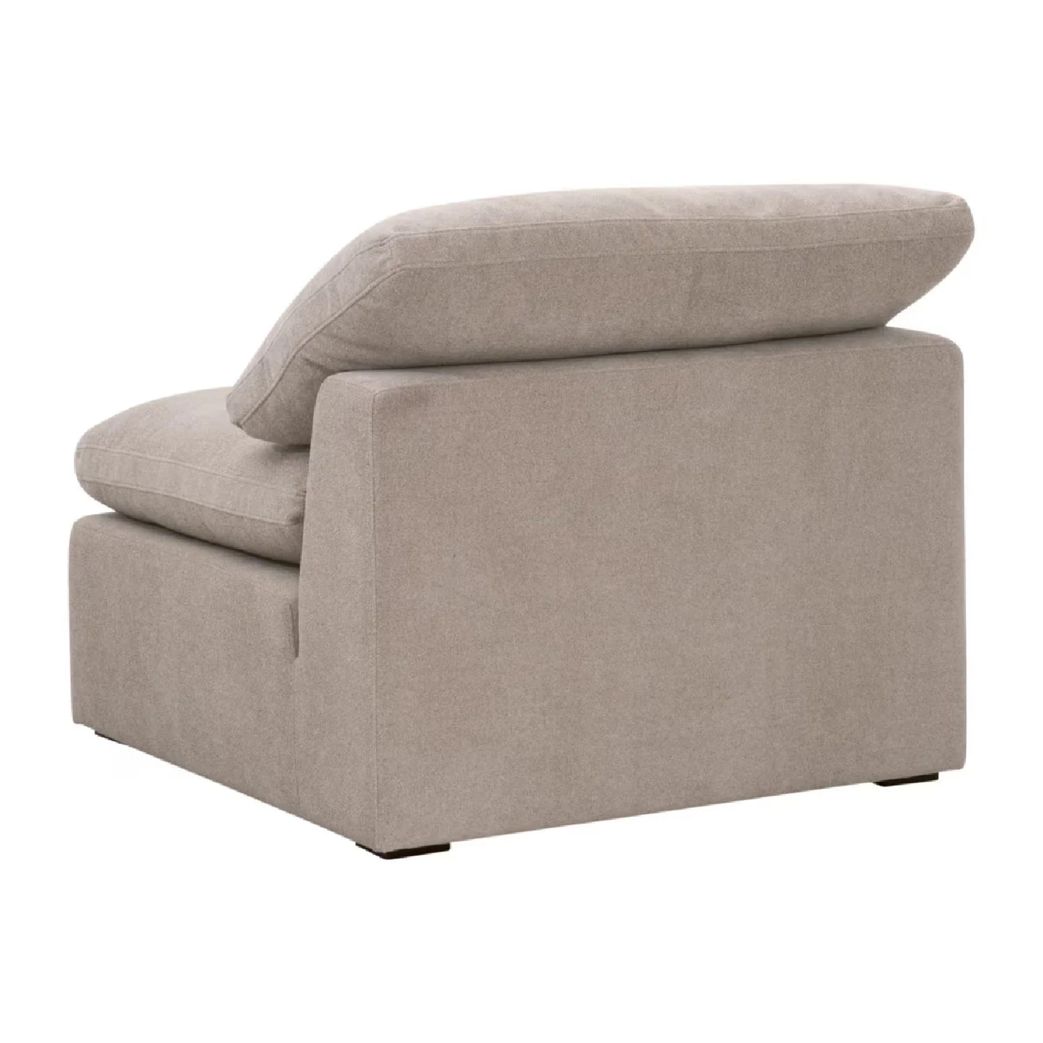 Luxury Sky Fabric Modular Sofa Chair Modern Italian Style for Villa
