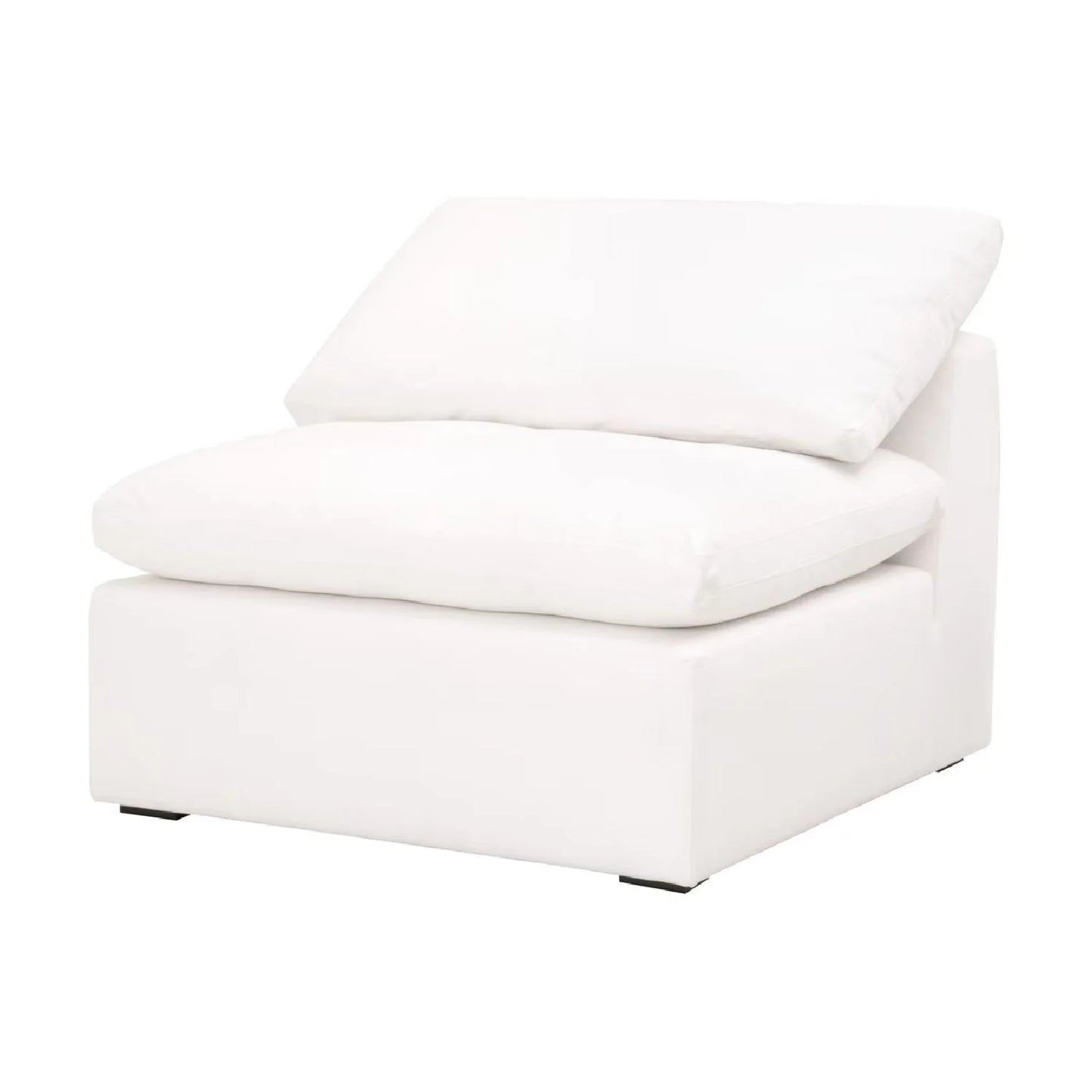 Luxury Sky Fabric Modular Sofa Chair Modern Italian Style for Villa