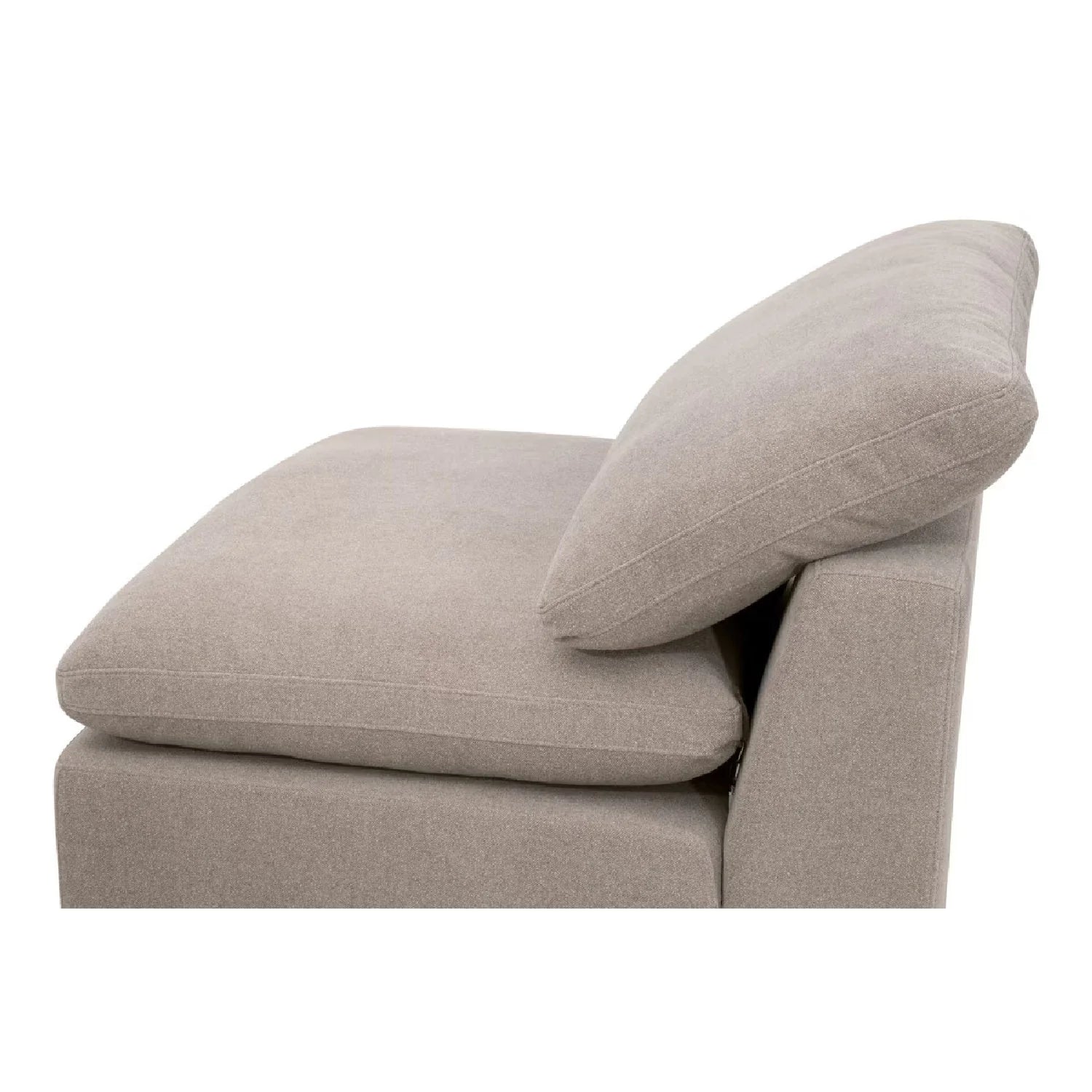 Luxury Sky Fabric Modular Sofa Chair Modern Italian Style for Villa