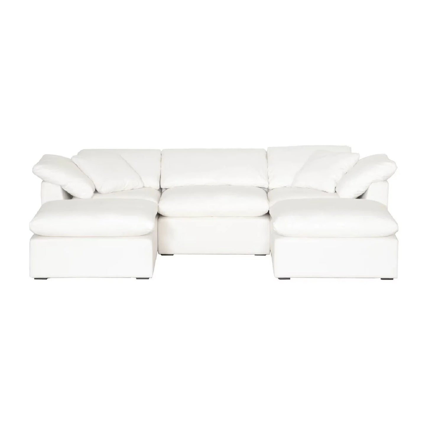 Luxury Sky Fabric Modular Sofa Chair Modern Italian Style for Villa
