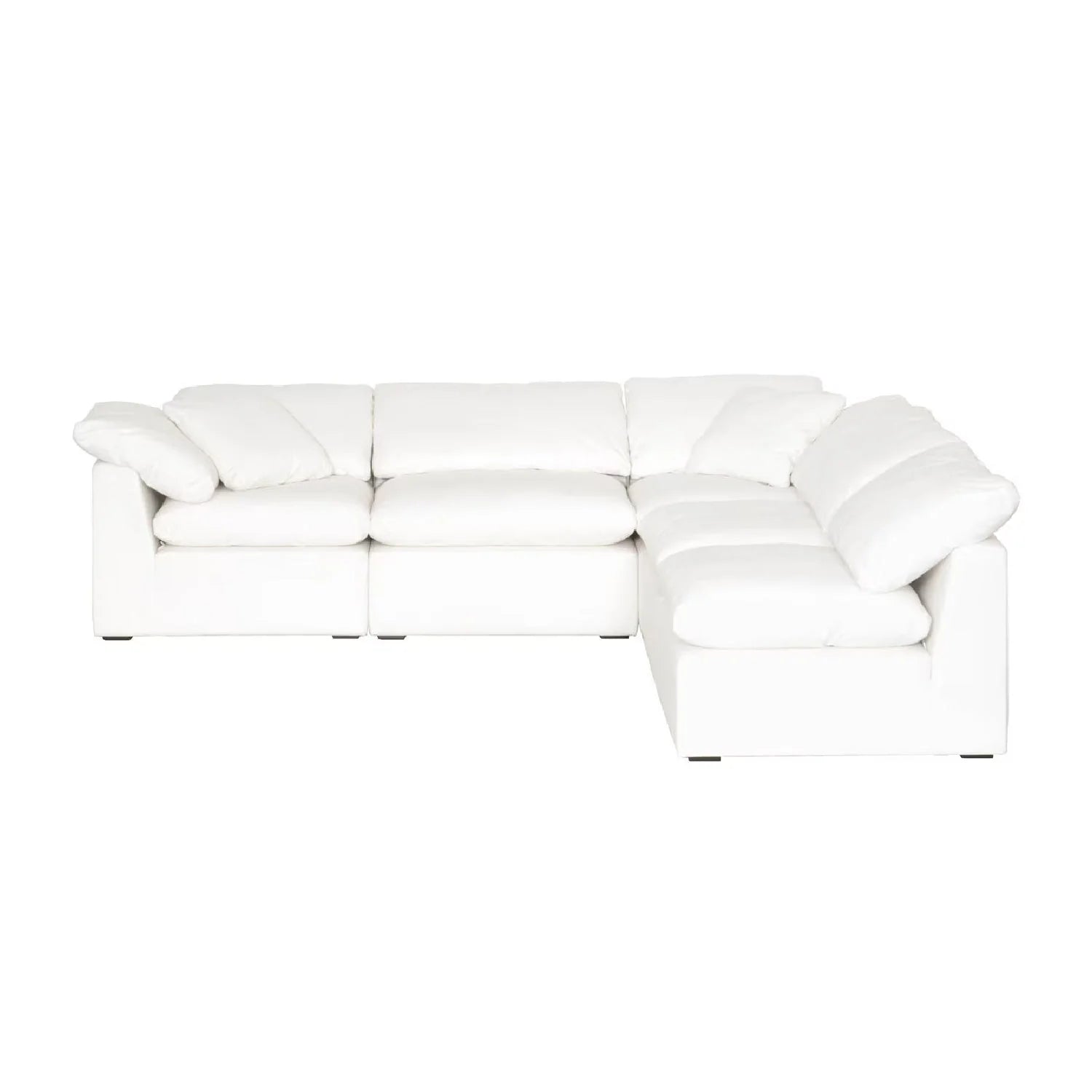 Luxury Sky Fabric Modular Sofa Chair Modern Italian Style for Villa