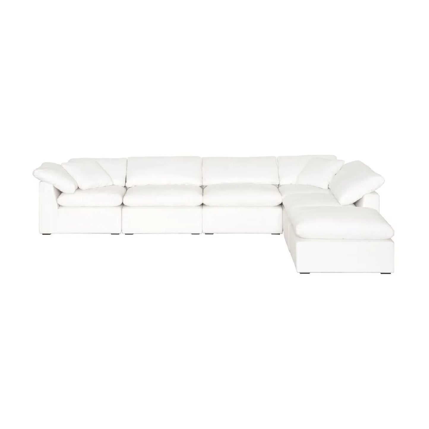 Luxury Sky Fabric Modular Sofa Chair Modern Italian Style for Villa