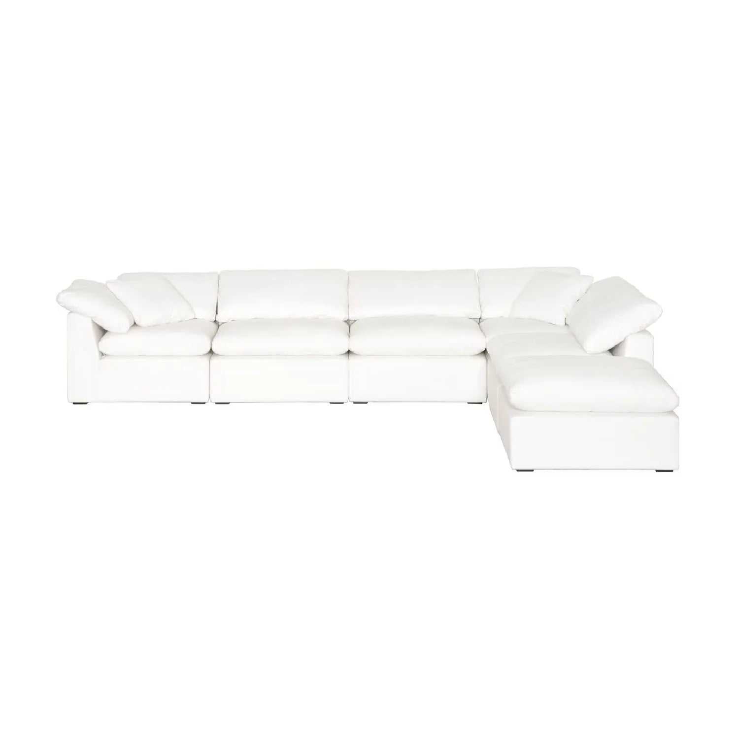Luxury Sky Fabric Modular Sofa Chair Modern Italian Style for Villa