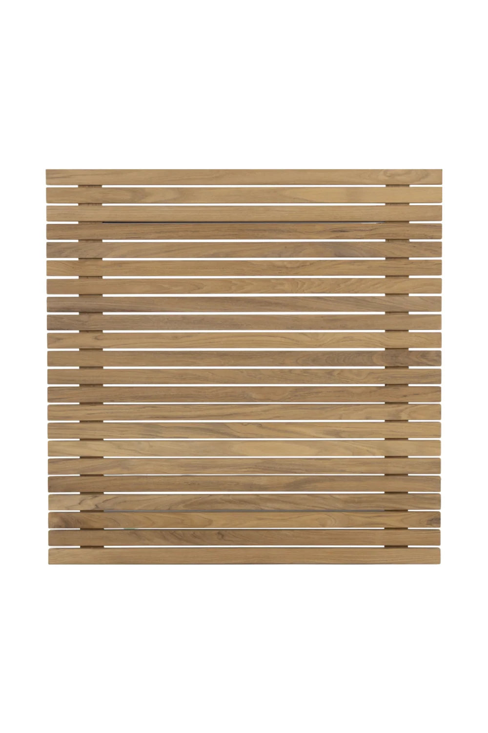 Luxury Slatted Teak Coffee Table Modern Italian Style for Villa