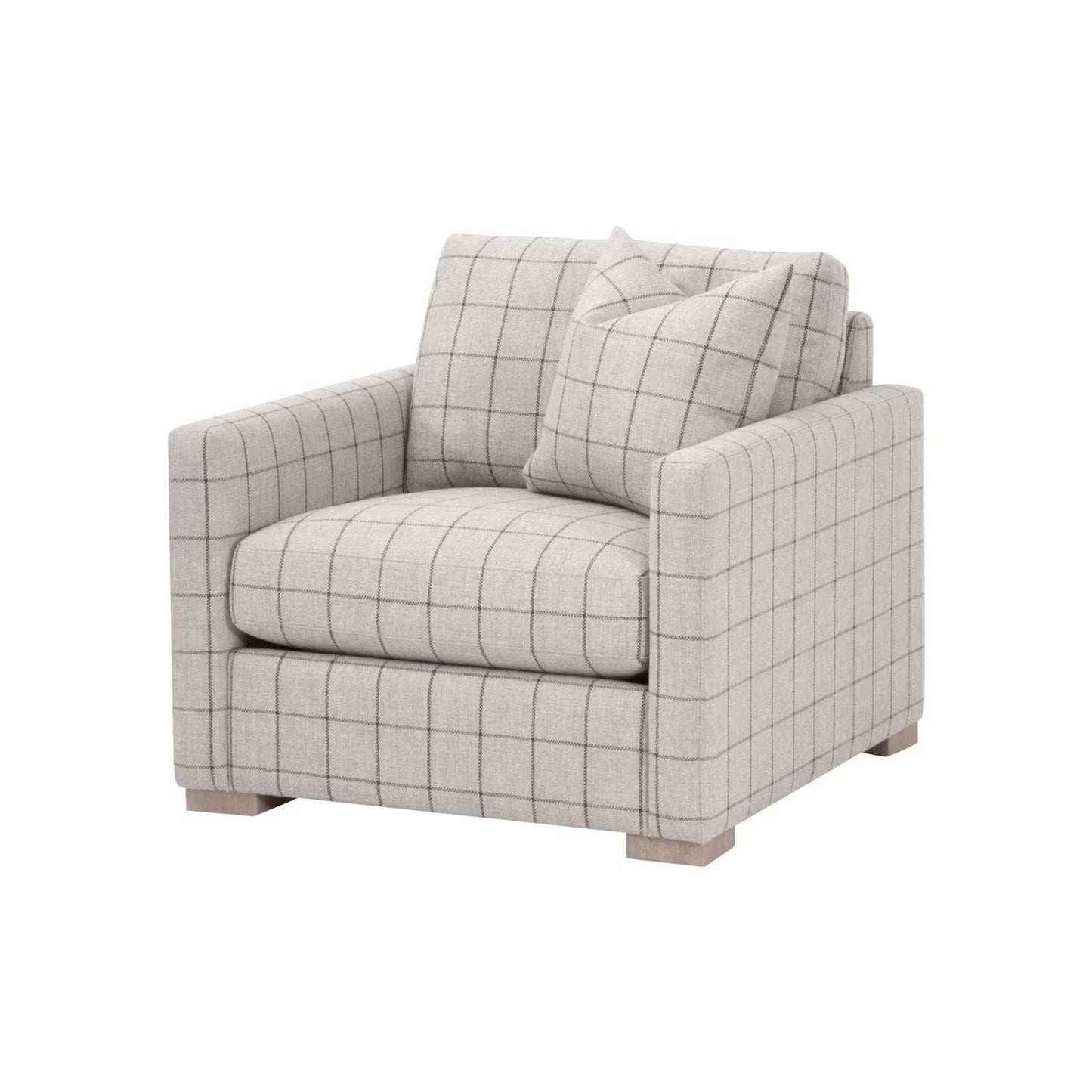 Luxury Slim Arm Fabric Lounge Chair Modern Italian Style for Villa