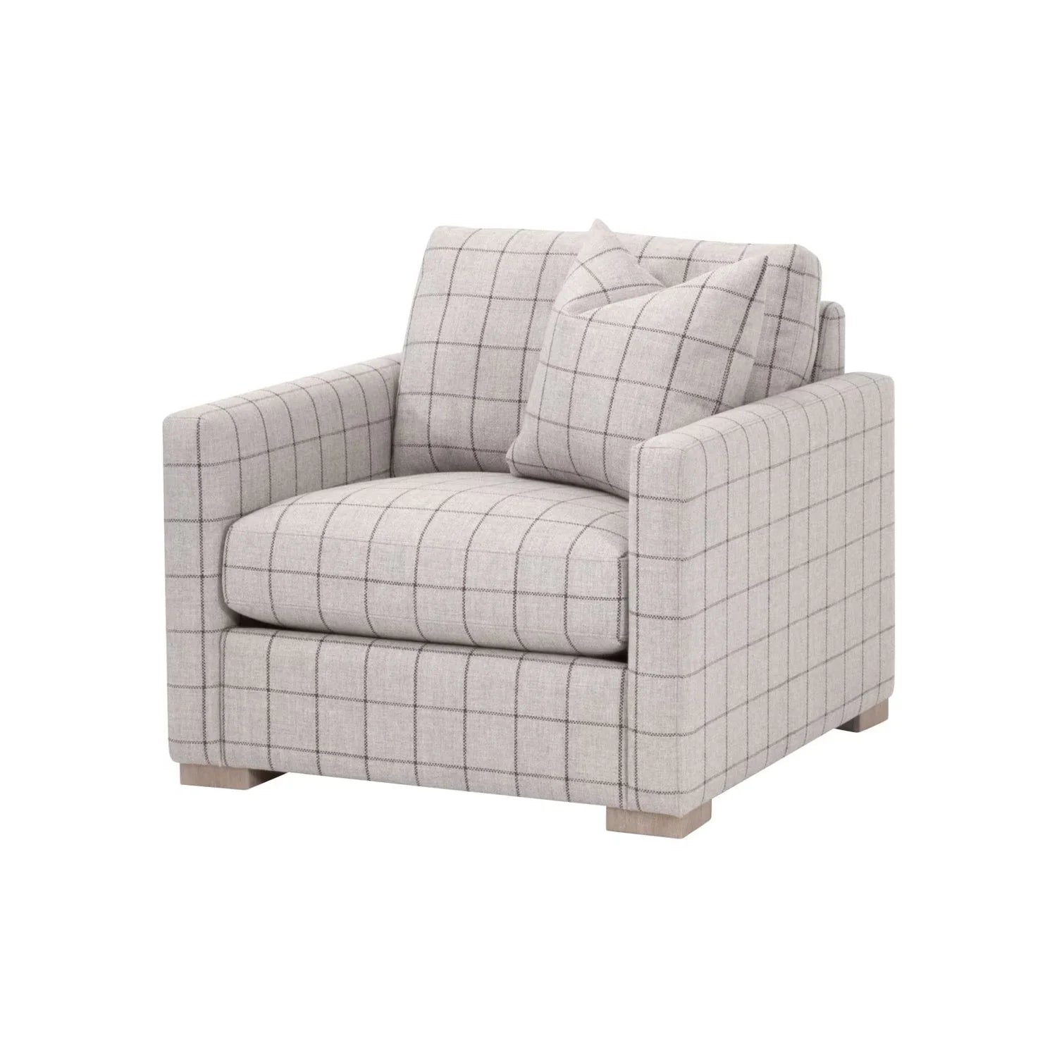 Luxury Slim Arm Fabric Lounge Chair Modern Italian Style for Villa