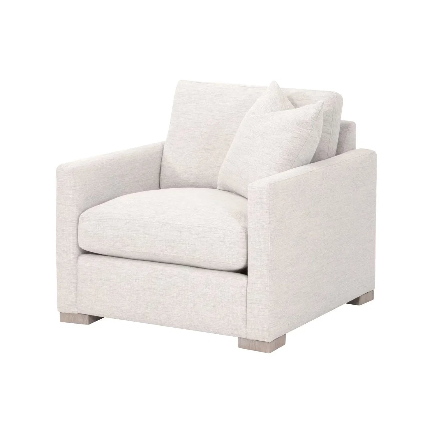 Luxury Slim Arm Fabric Lounge Chair Modern Italian Style for Villa